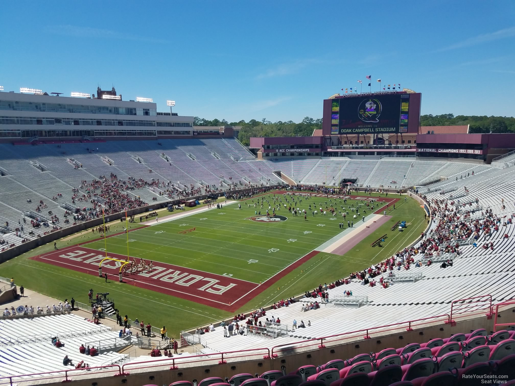 club 316 seat view  - doak campbell stadium