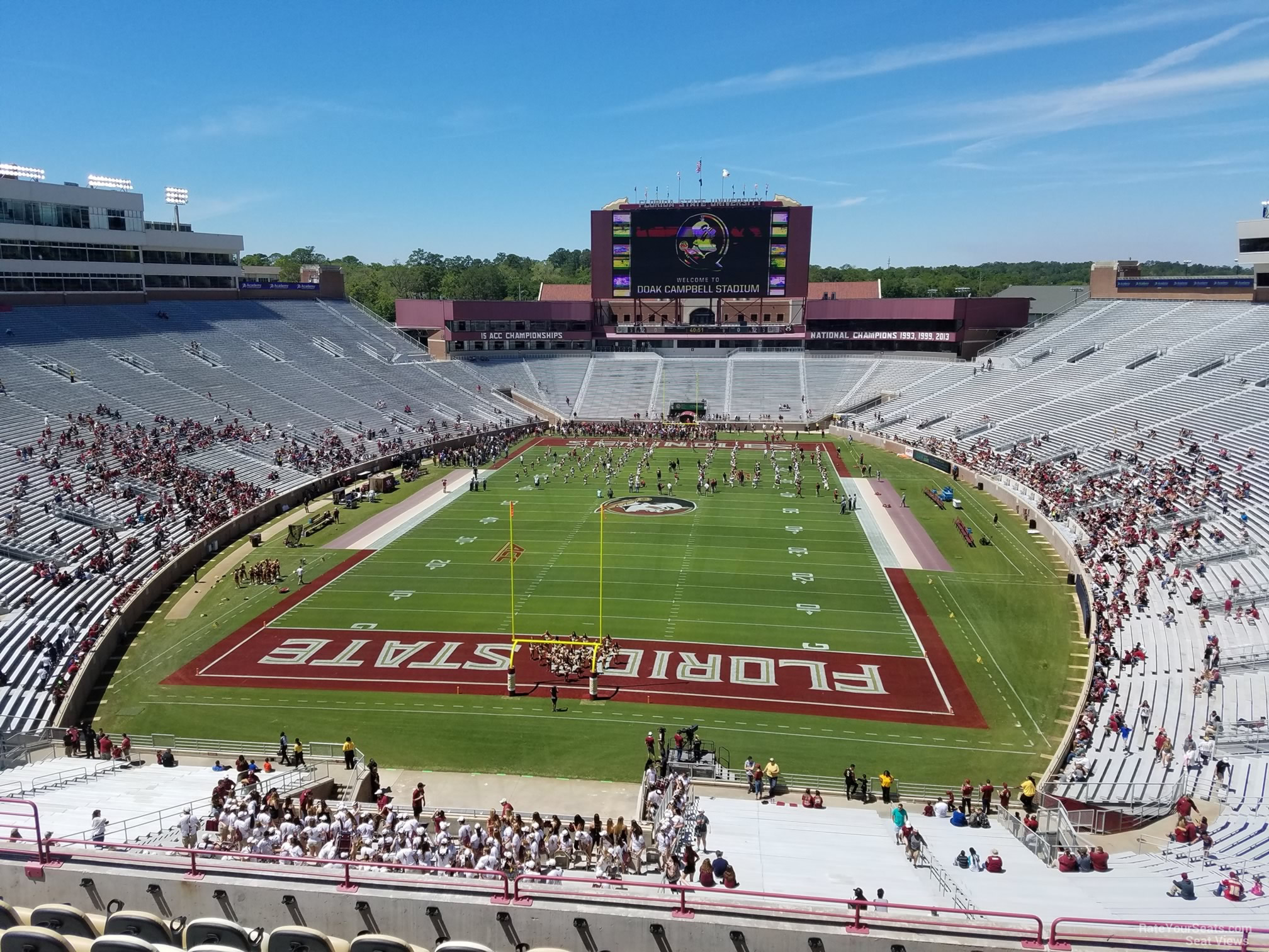 club 320 seat view  - doak campbell stadium