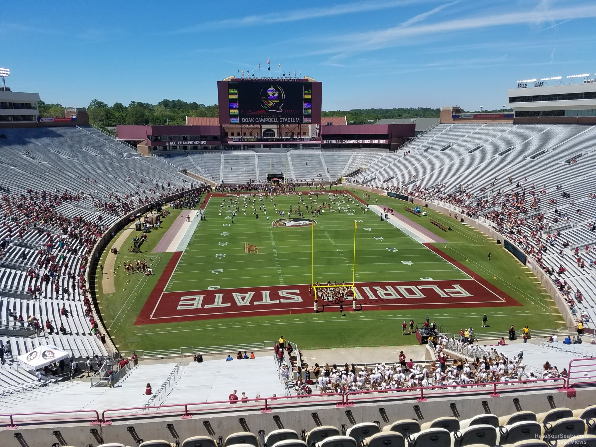 club 322 seat view  - doak campbell stadium