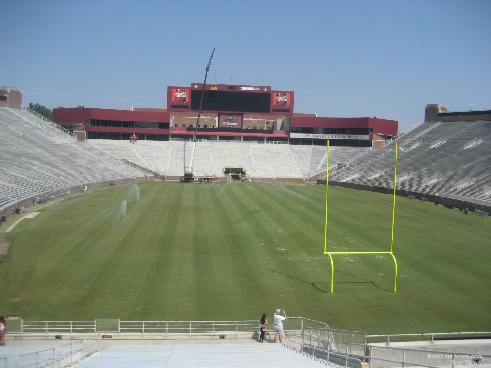section 121, row 40 seat view  - doak campbell stadium