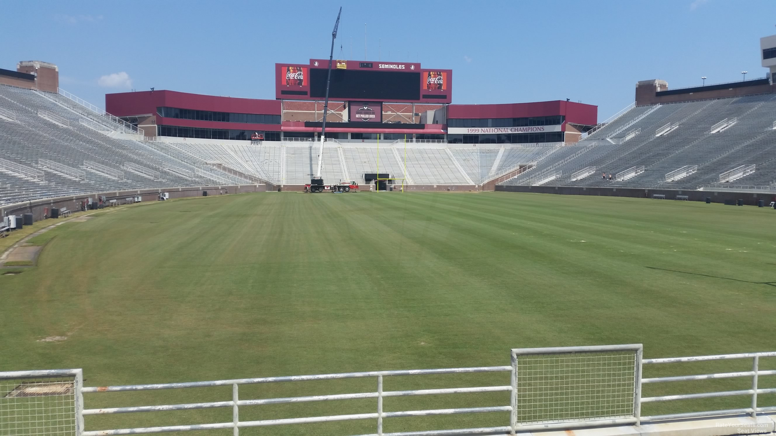 section 122, row 10 seat view  - doak campbell stadium