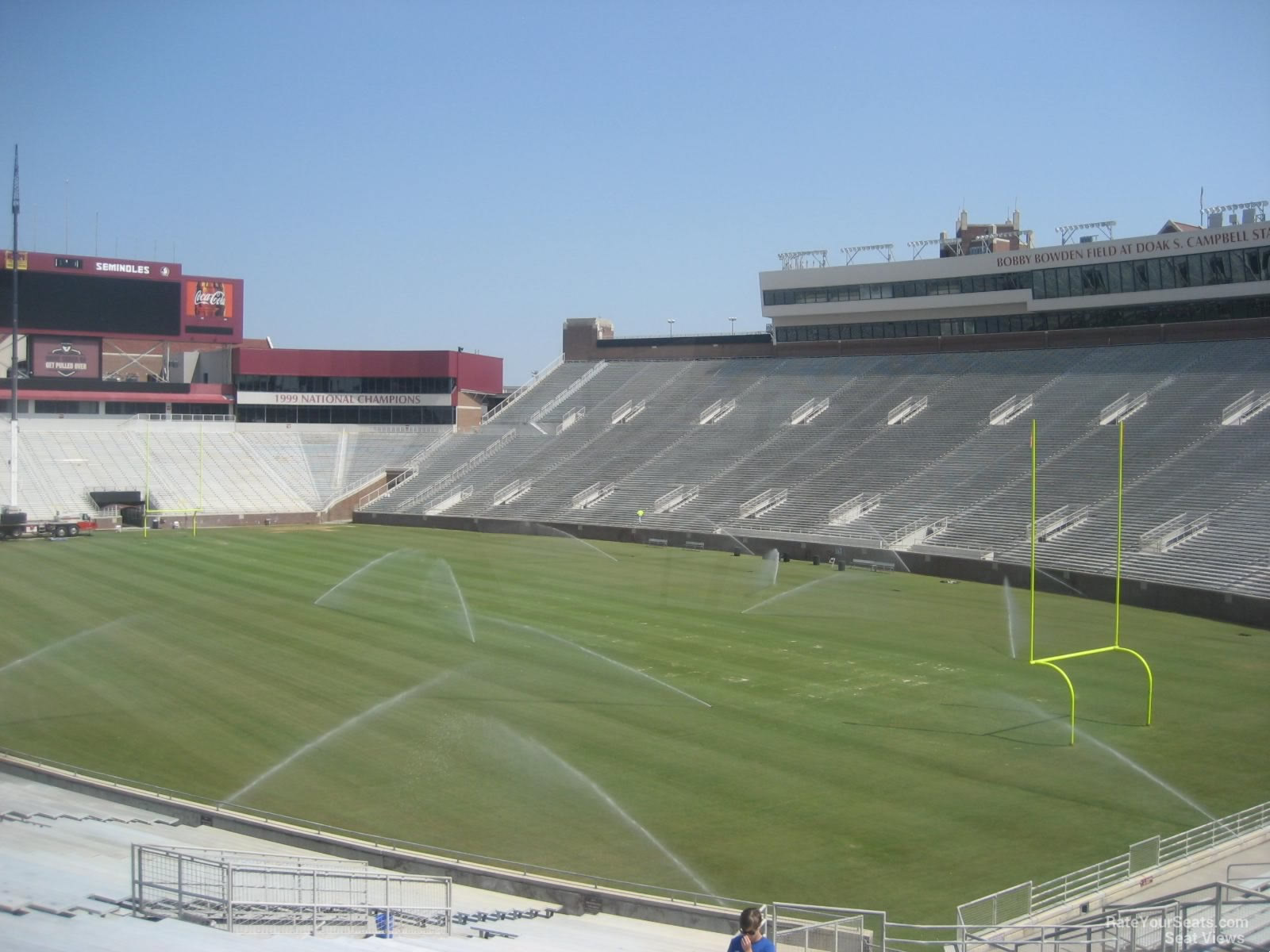 section 123, row 40 seat view  - doak campbell stadium