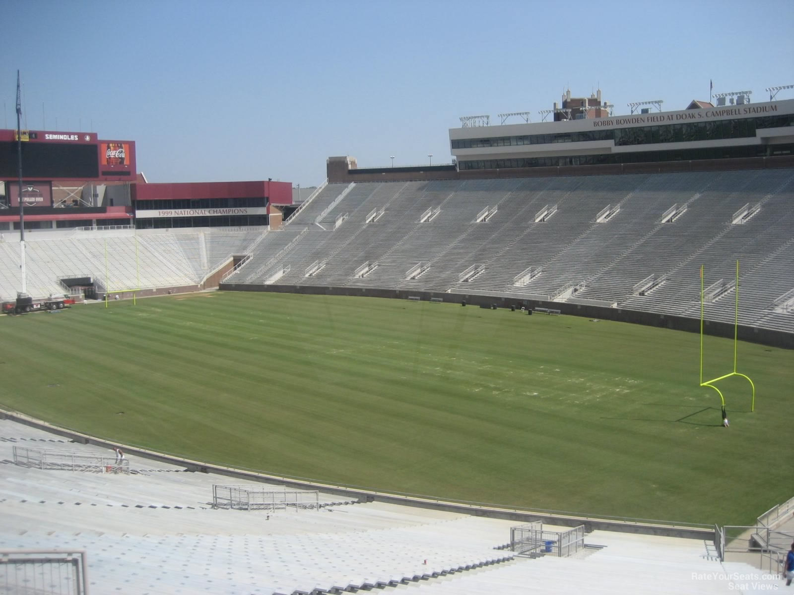 section 27, row 58 seat view  - doak campbell stadium
