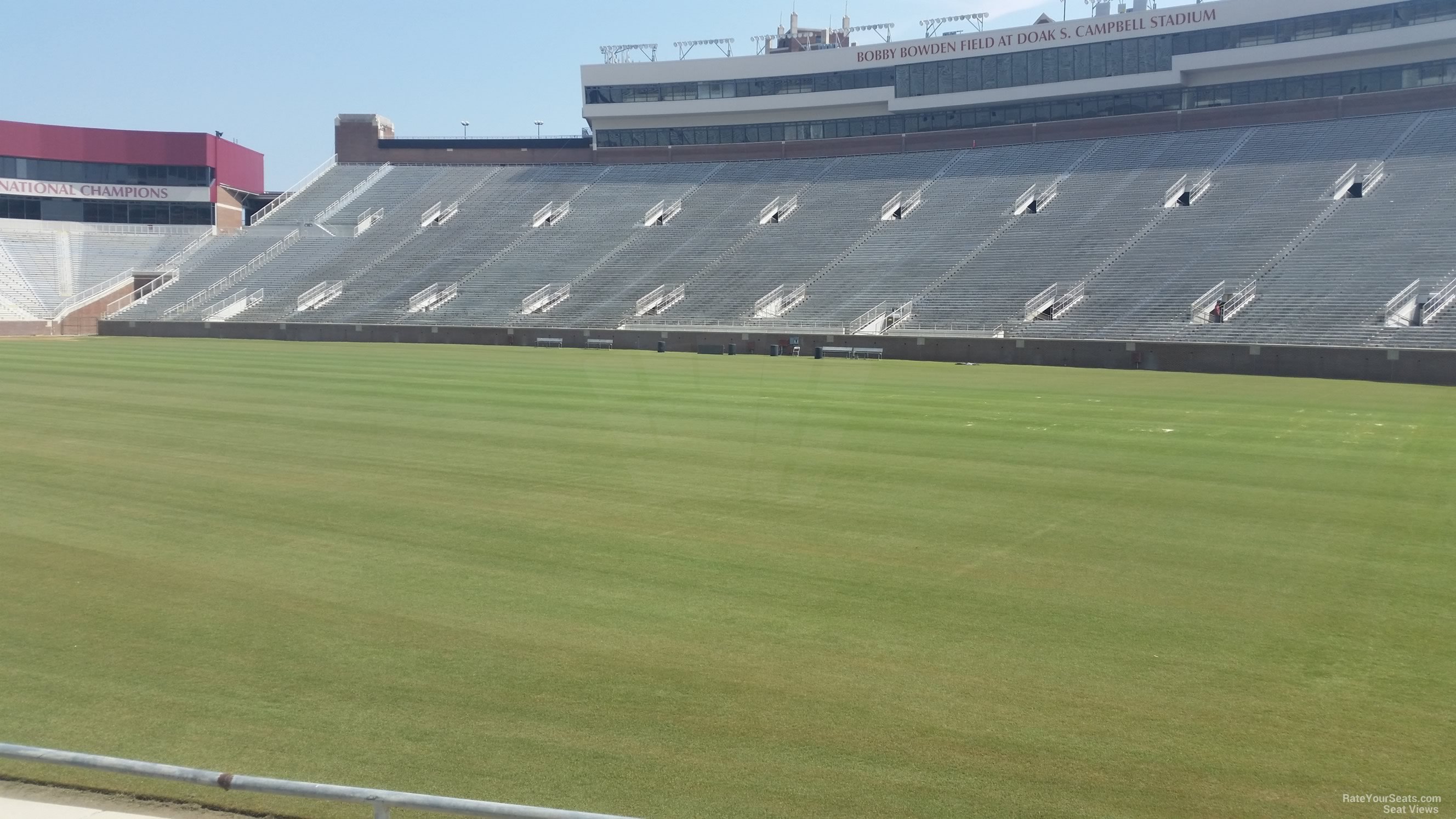 section 29, row 5 seat view  - doak campbell stadium