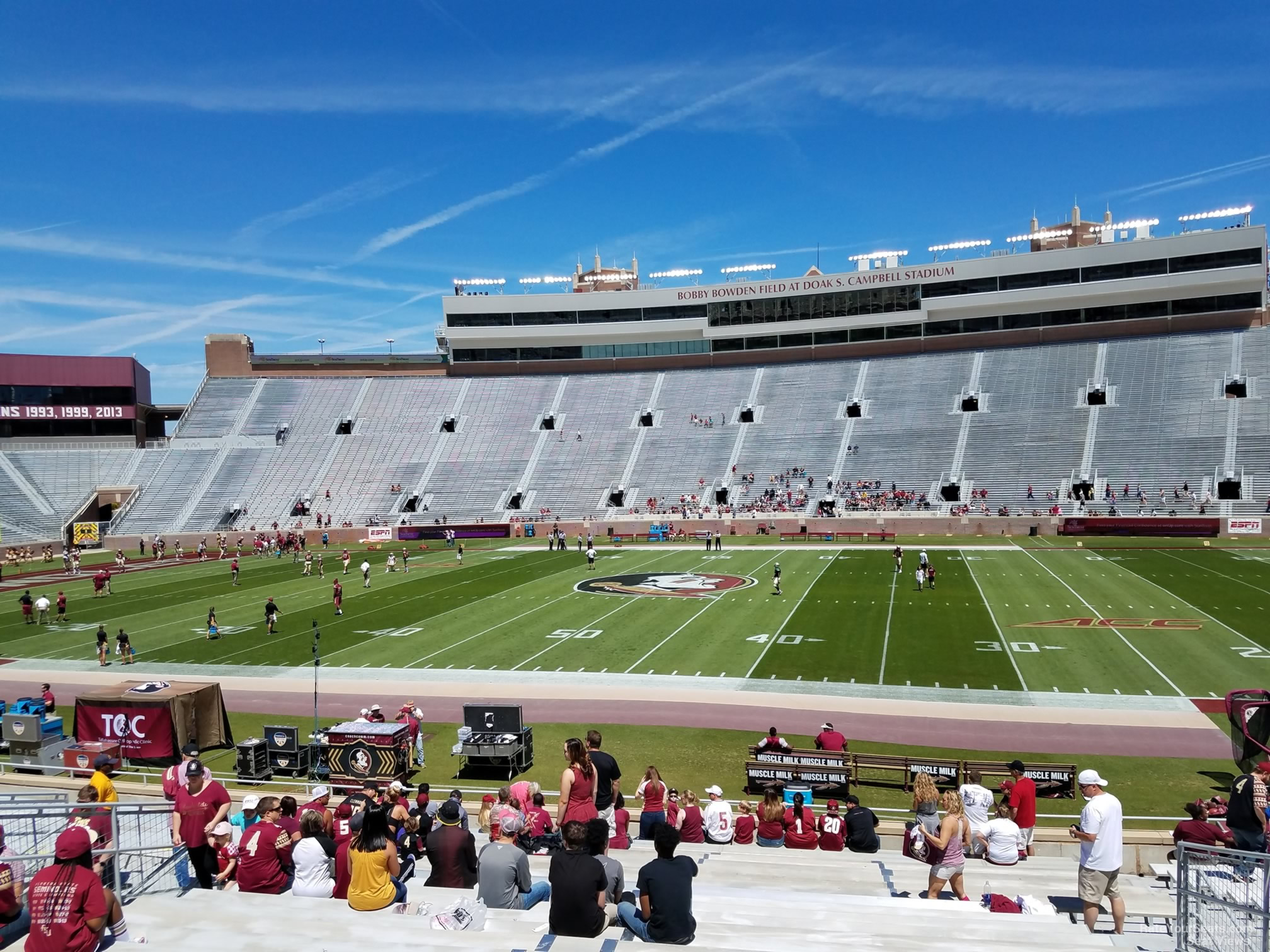 Doak Campbell Stadium Seating Chart Row Numbers