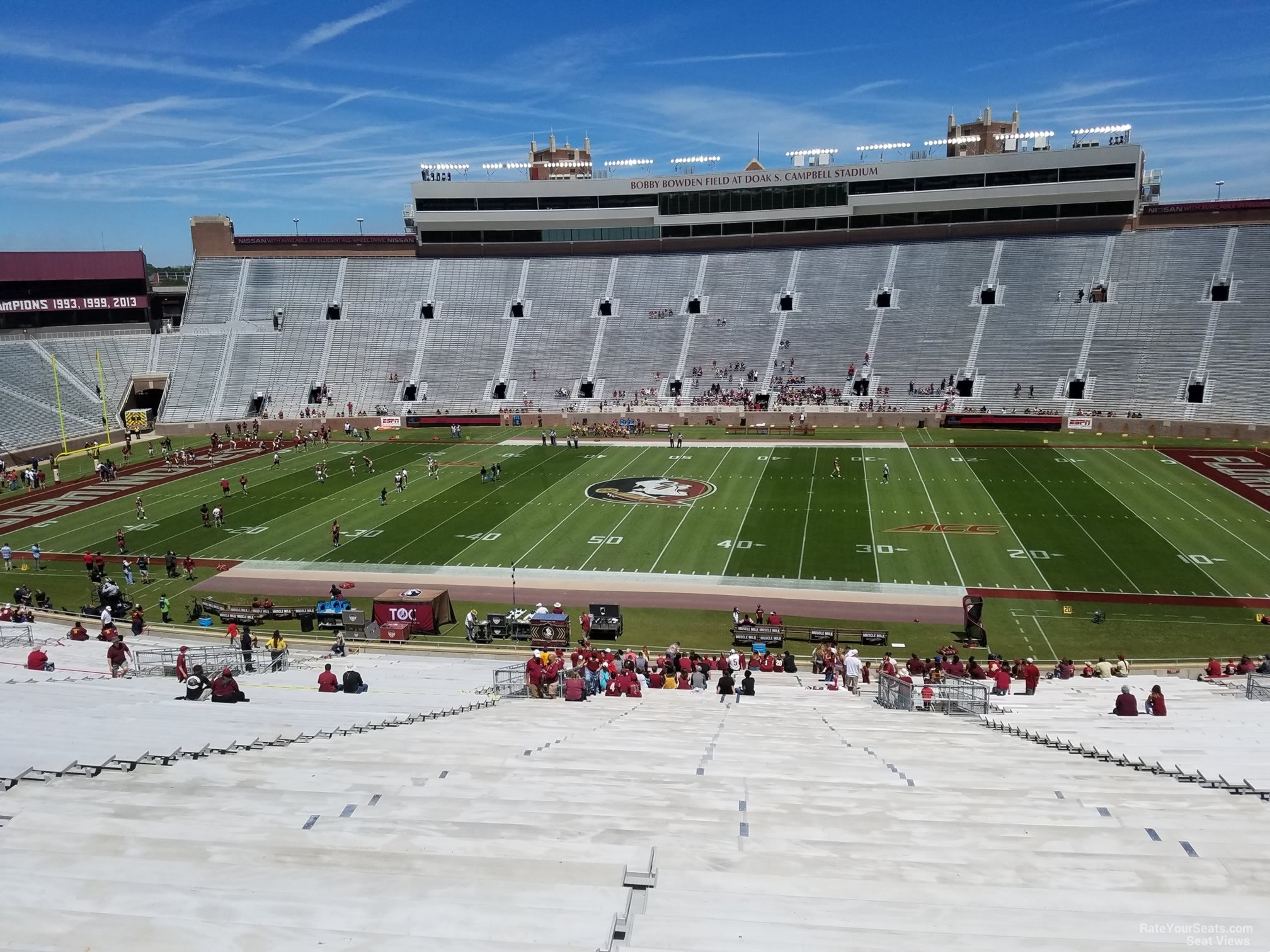 Doak Campbell Stadium Seating Chart Seat Numbers