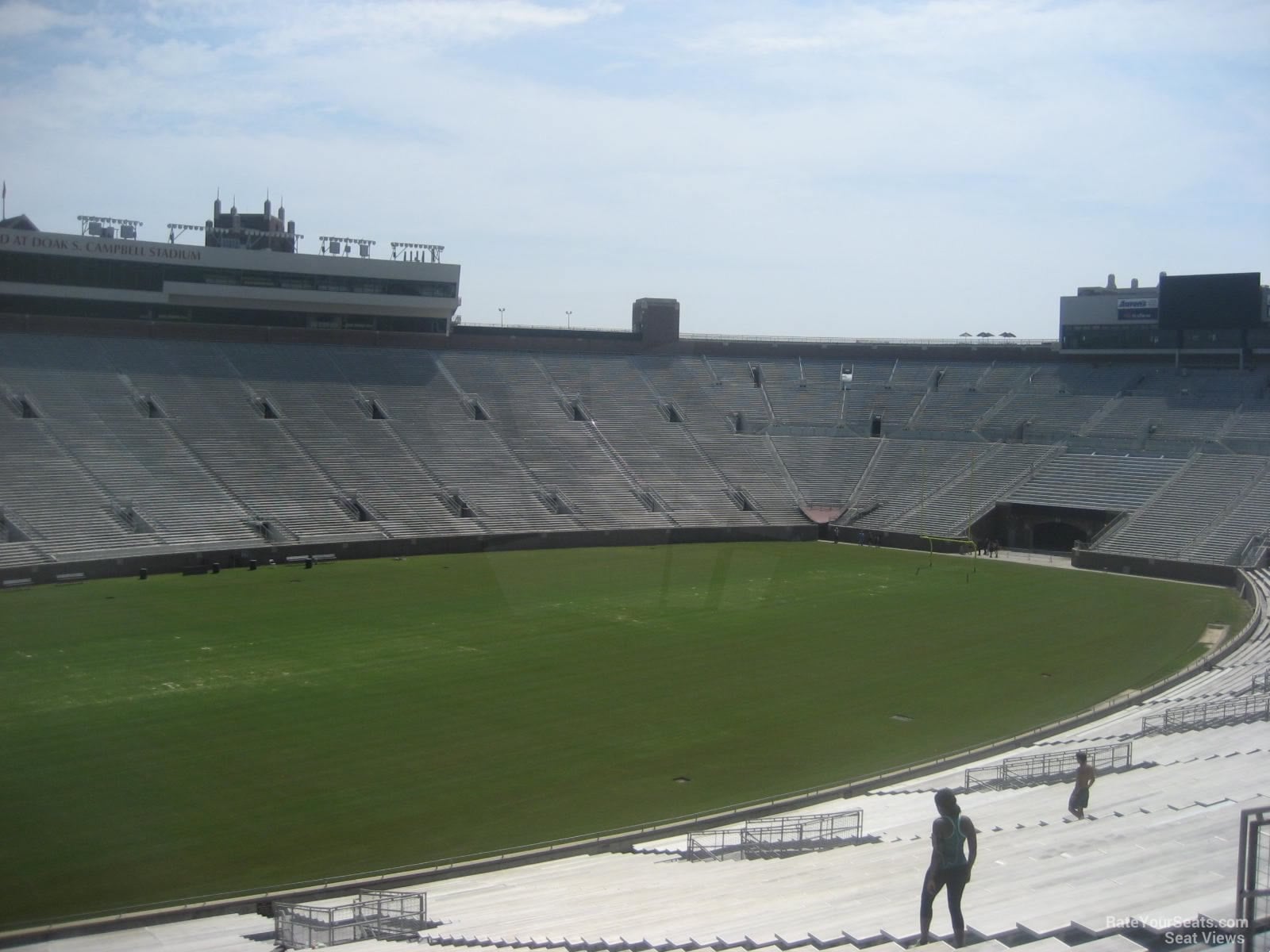 section 37, row 58 seat view  - doak campbell stadium