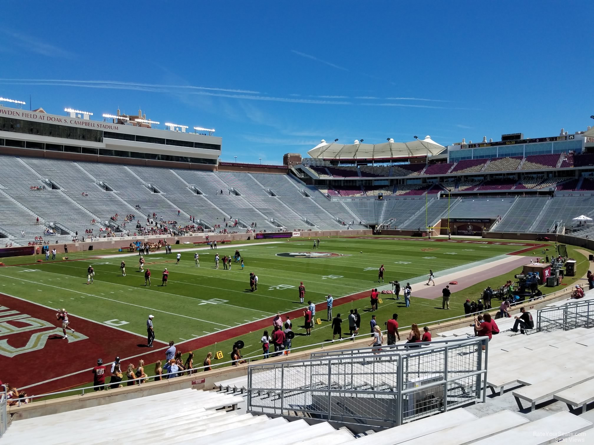 section 38, row 25 seat view  - doak campbell stadium