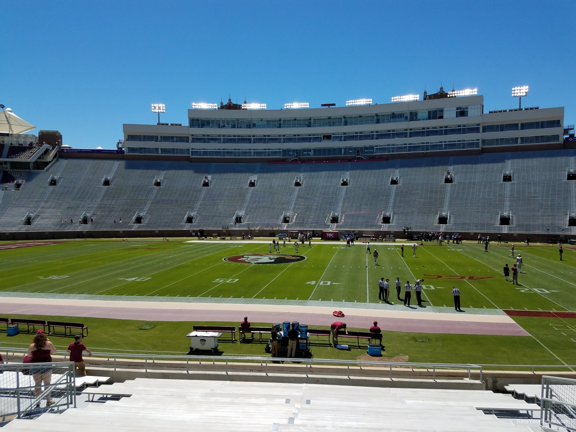 Doak Campbell Stadium Seating Chart Rows Elcho Table