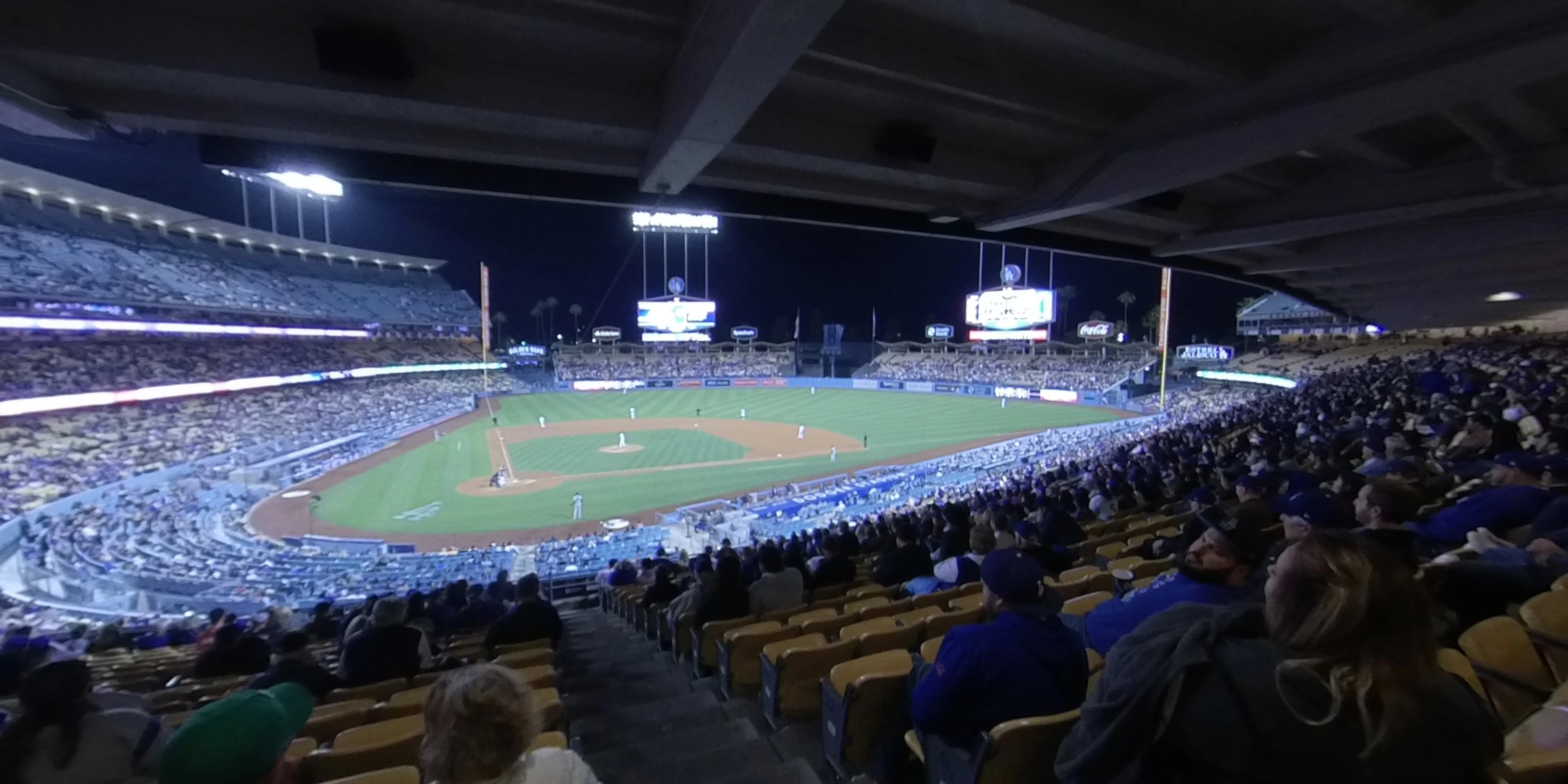section 118 panoramic seat view  - dodger stadium