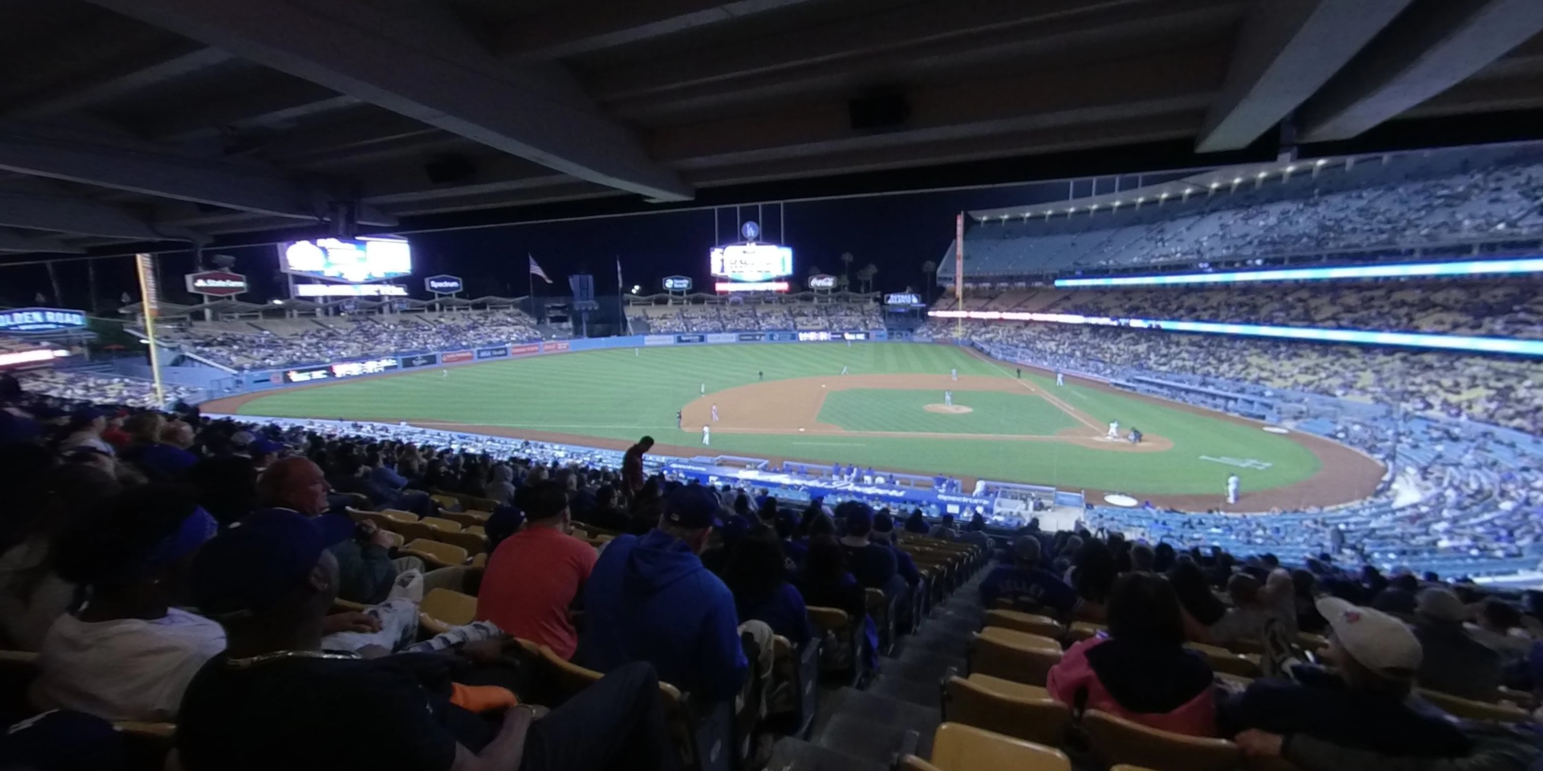 section 125 panoramic seat view  - dodger stadium