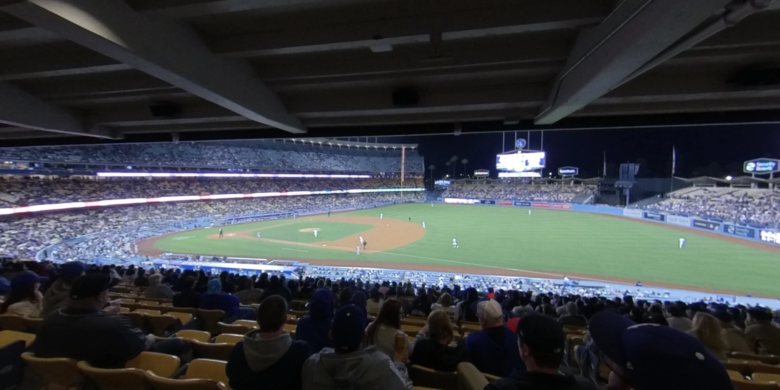section 146 panoramic seat view  for baseball - dodger stadium