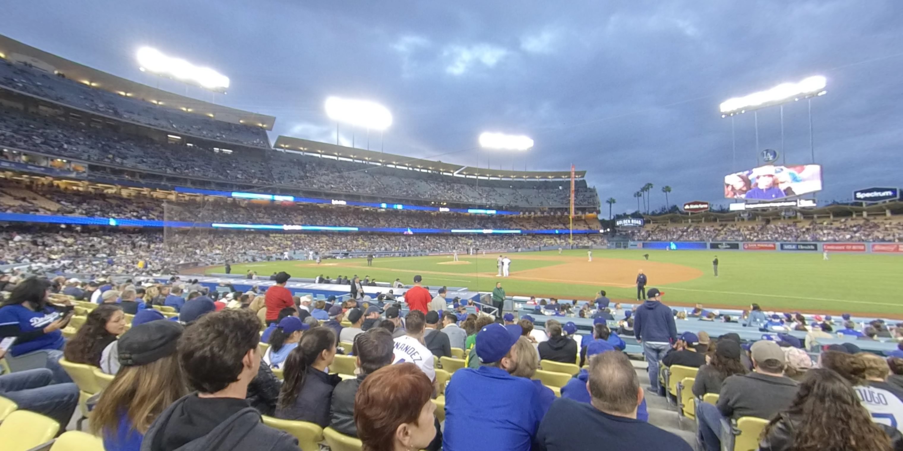 section 26 panoramic seat view  - dodger stadium