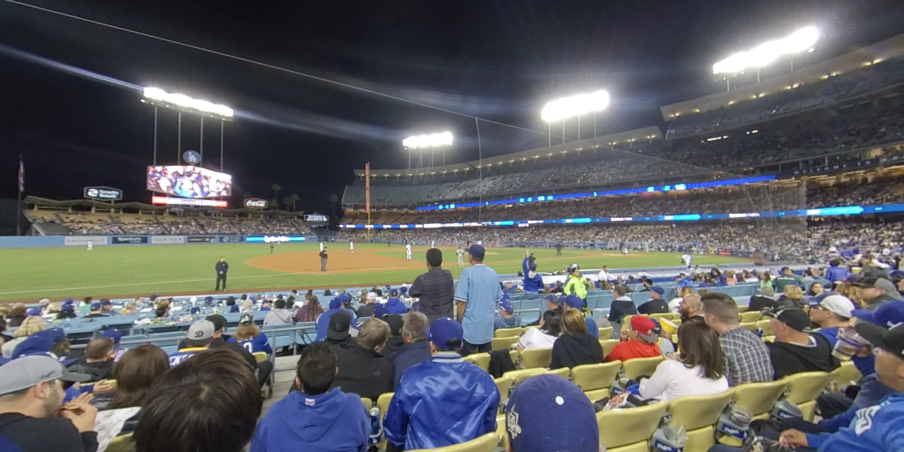 section 27 panoramic seat view  - dodger stadium