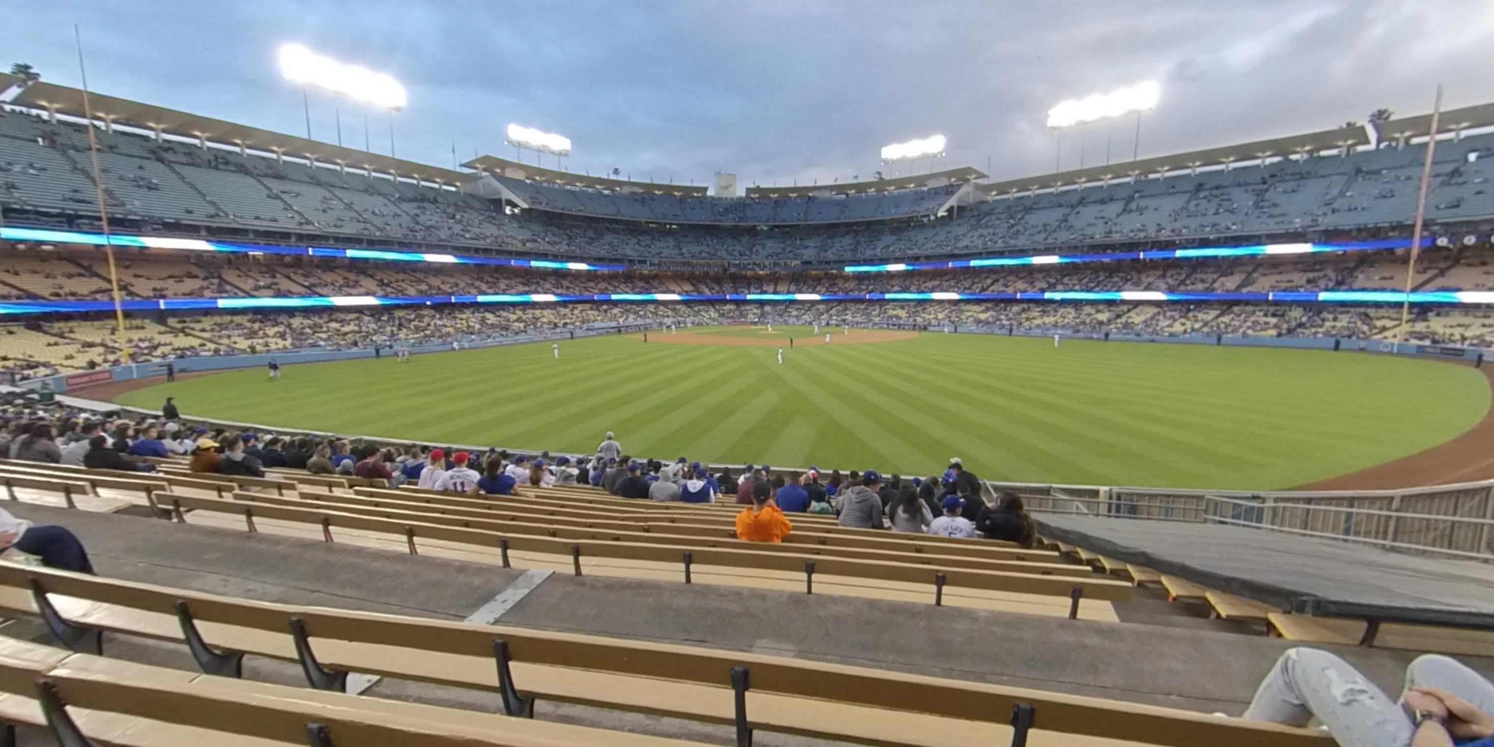 section 314 panoramic seat view  - dodger stadium