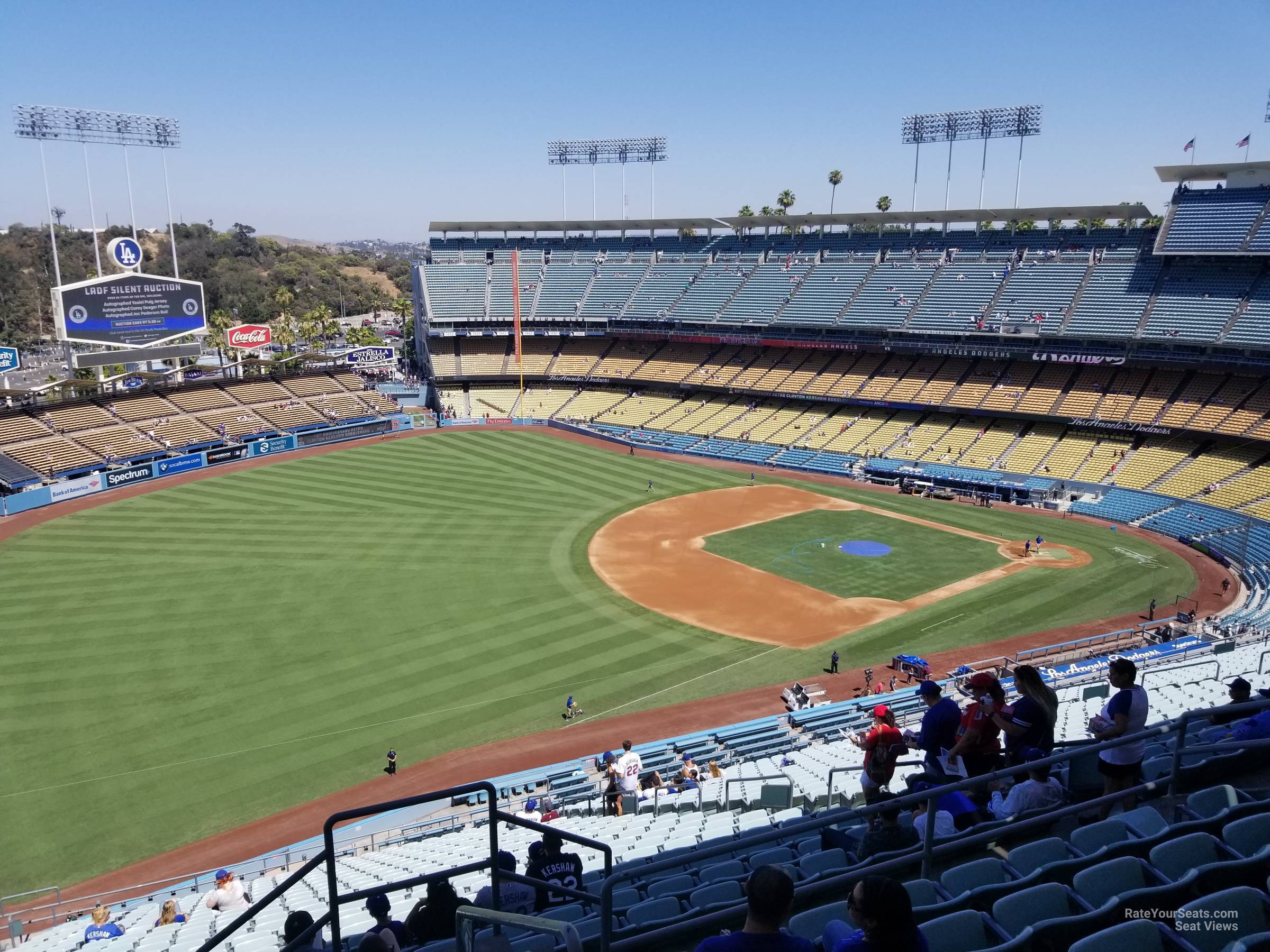 Breakdown Of The Dodger Stadium - Dodger Stadium Baseball Section 41 Row FF On 7 14 2018 FL