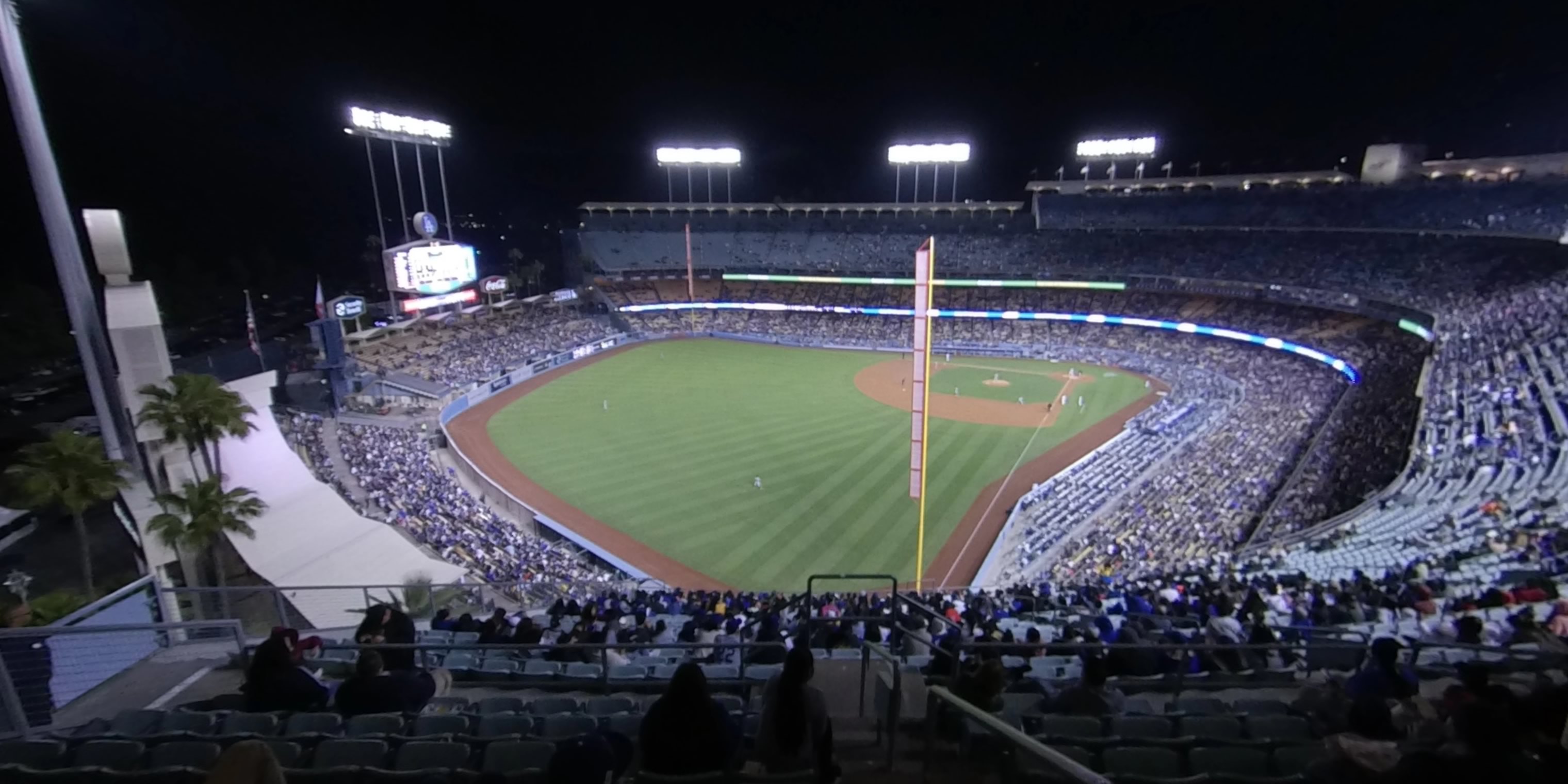 reserve 61 panoramic seat view  - dodger stadium