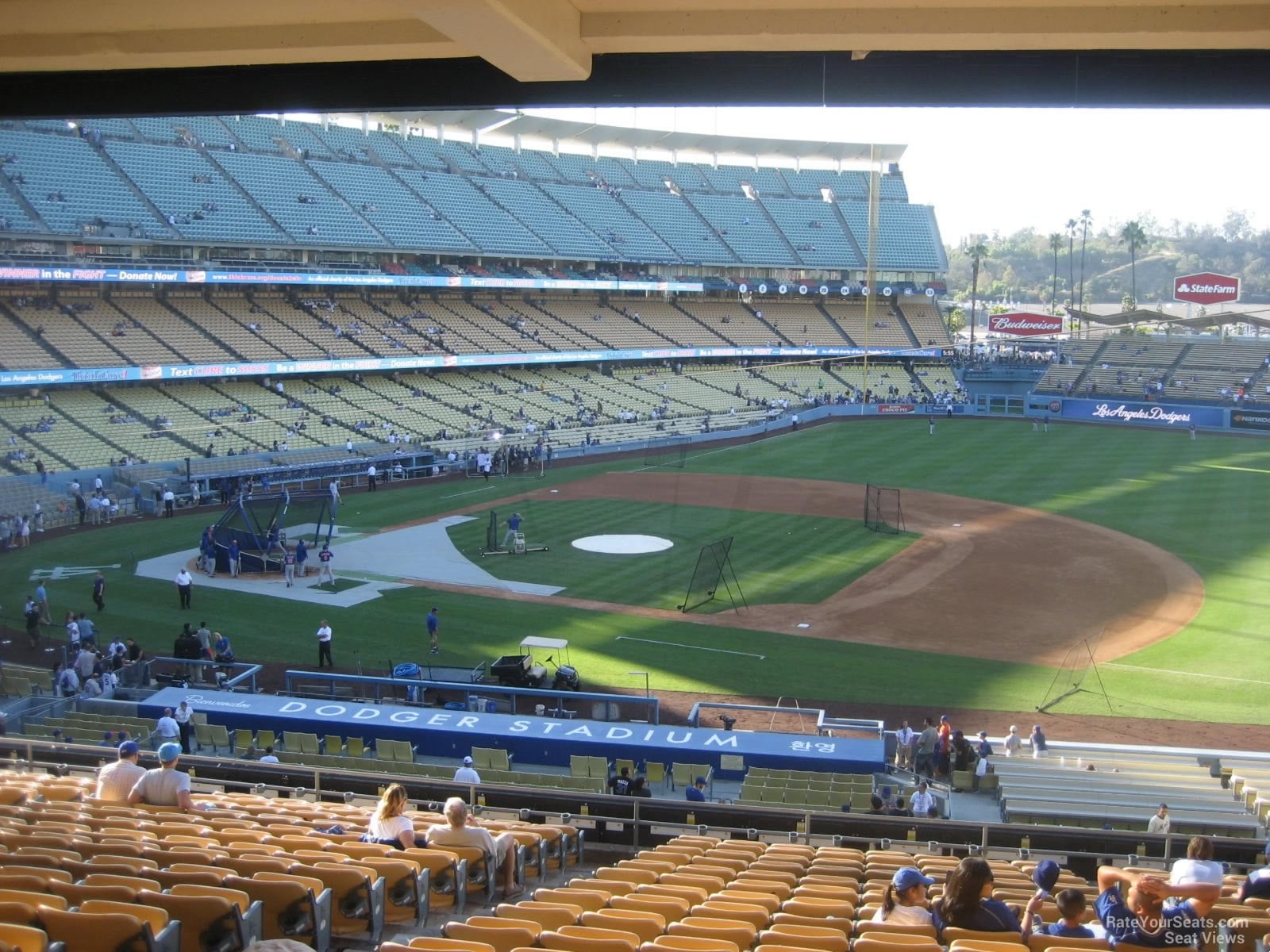 section 138, row t seat view  for baseball - uniqlo field at dodger stadium