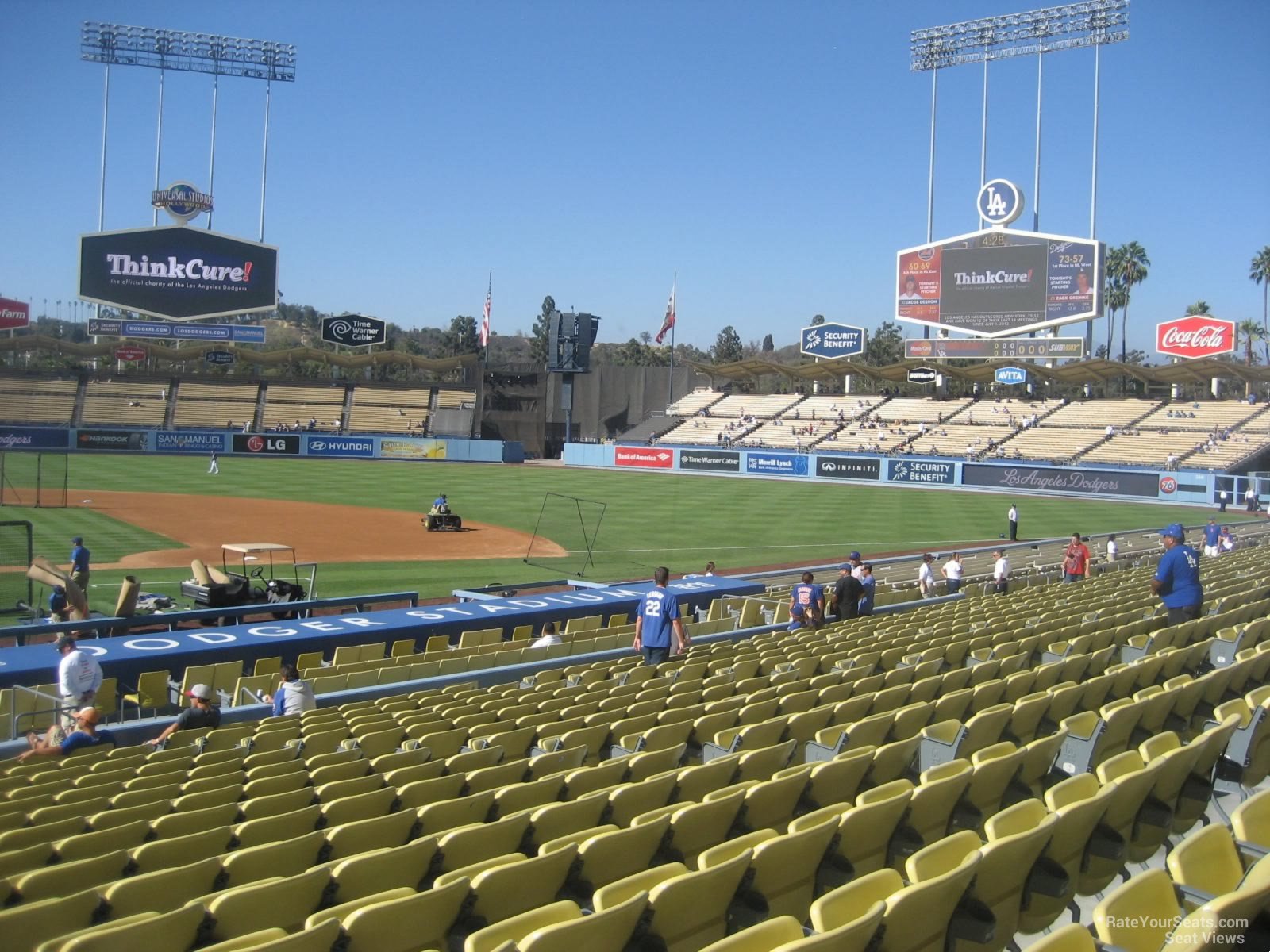 Breakdown Of The Dodger Stadium - Dodger Stadium Section 14 Row S 2 On 8 23 2014k