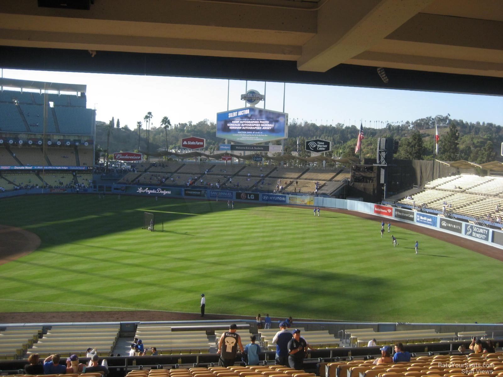 dodger stadium section 150 rateyourseats com dodger stadium seating chart with seat numbers