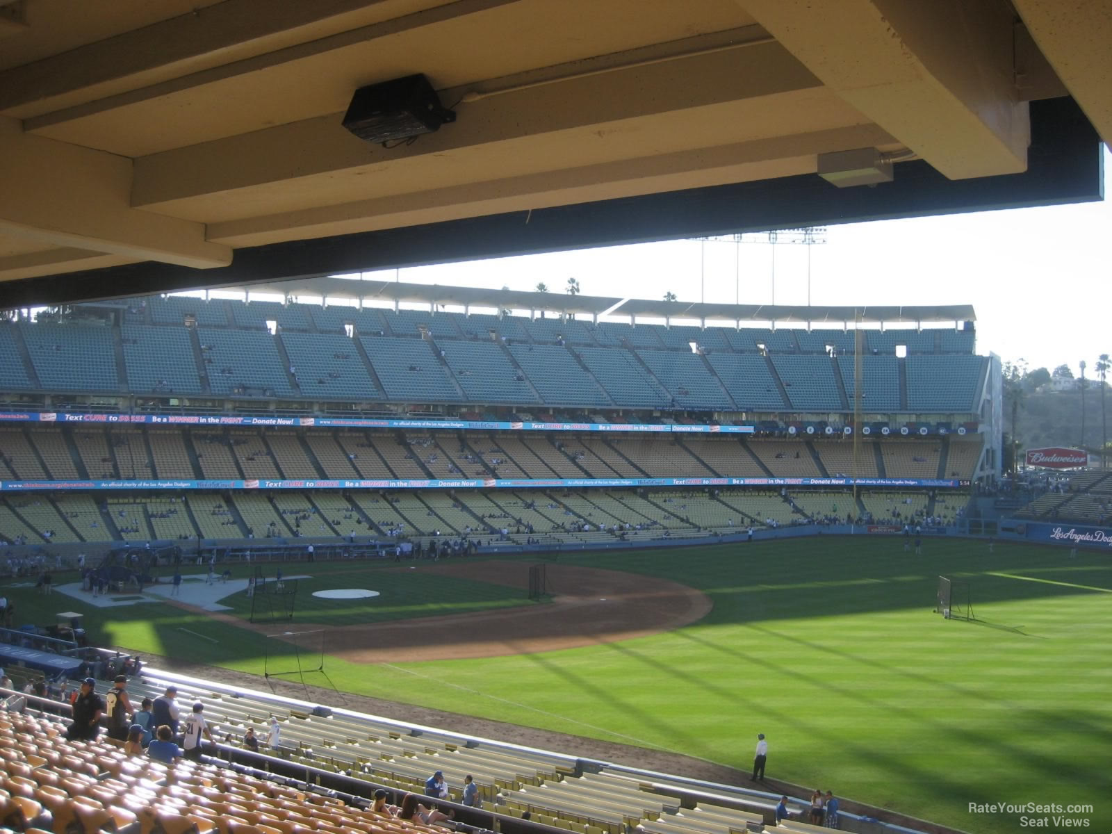 section 156, row t seat view  for baseball - uniqlo field at dodger stadium