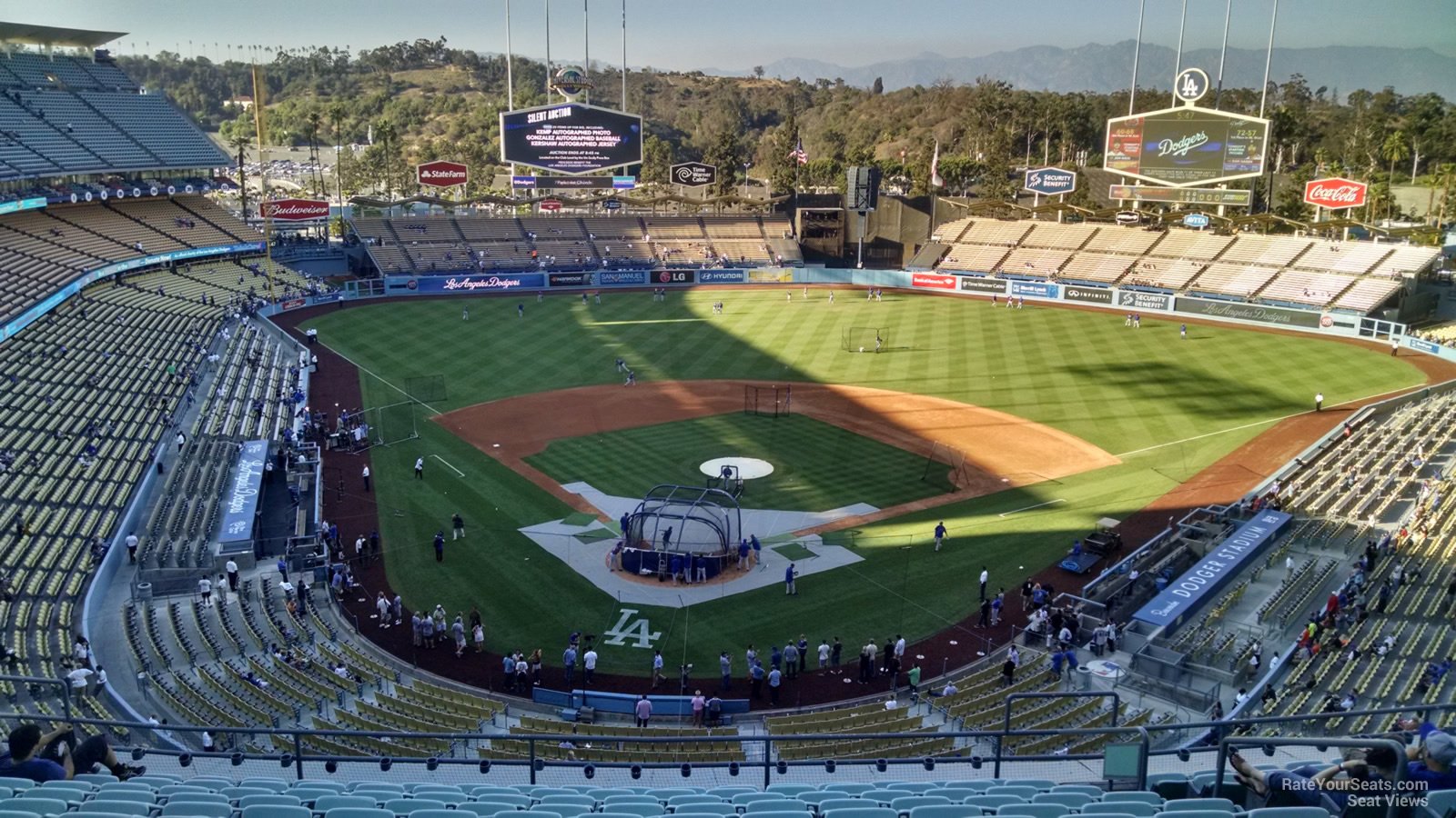 infield reserve 2, row m seat view  for baseball - dodger stadium
