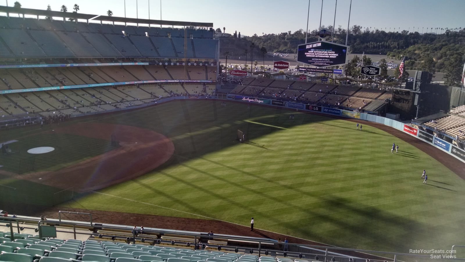 lower reserve 36, row m seat view  for baseball - uniqlo field at dodger stadium