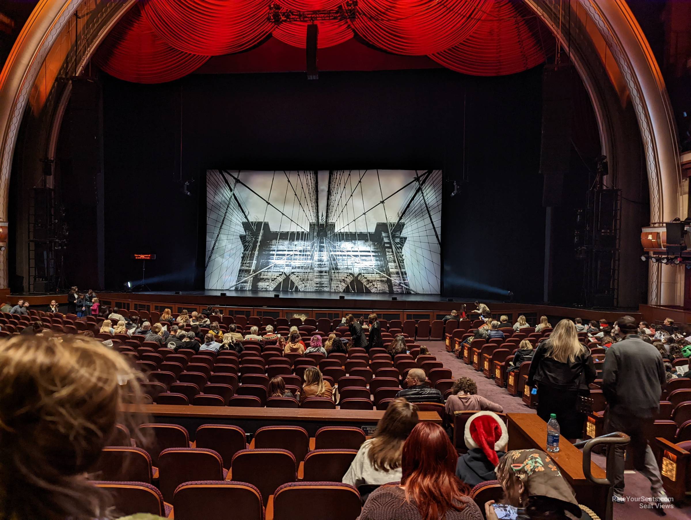 parterre center, row d seat view  - dolby theatre