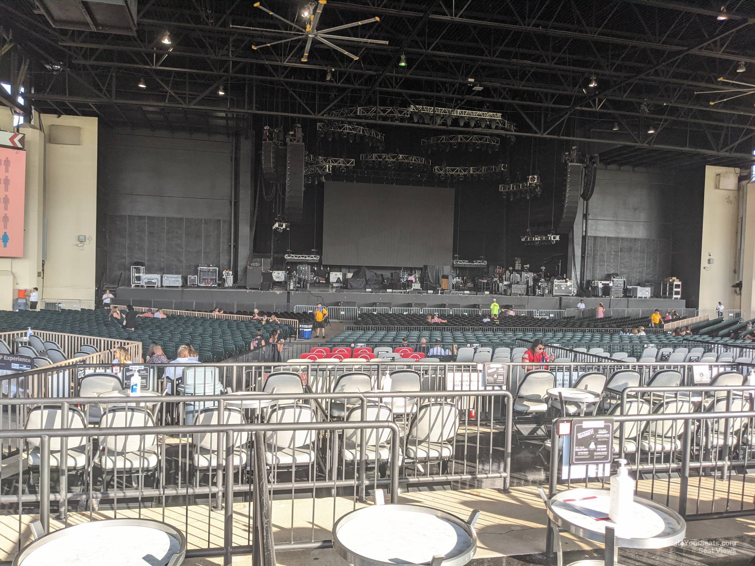 section c203 seat view  - dos equis pavilion