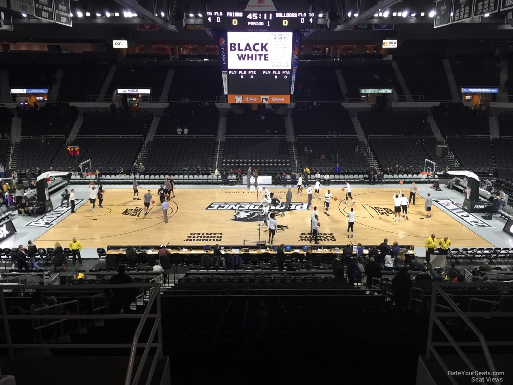 section 231, row f seat view  for basketball - amica mutual pavilion