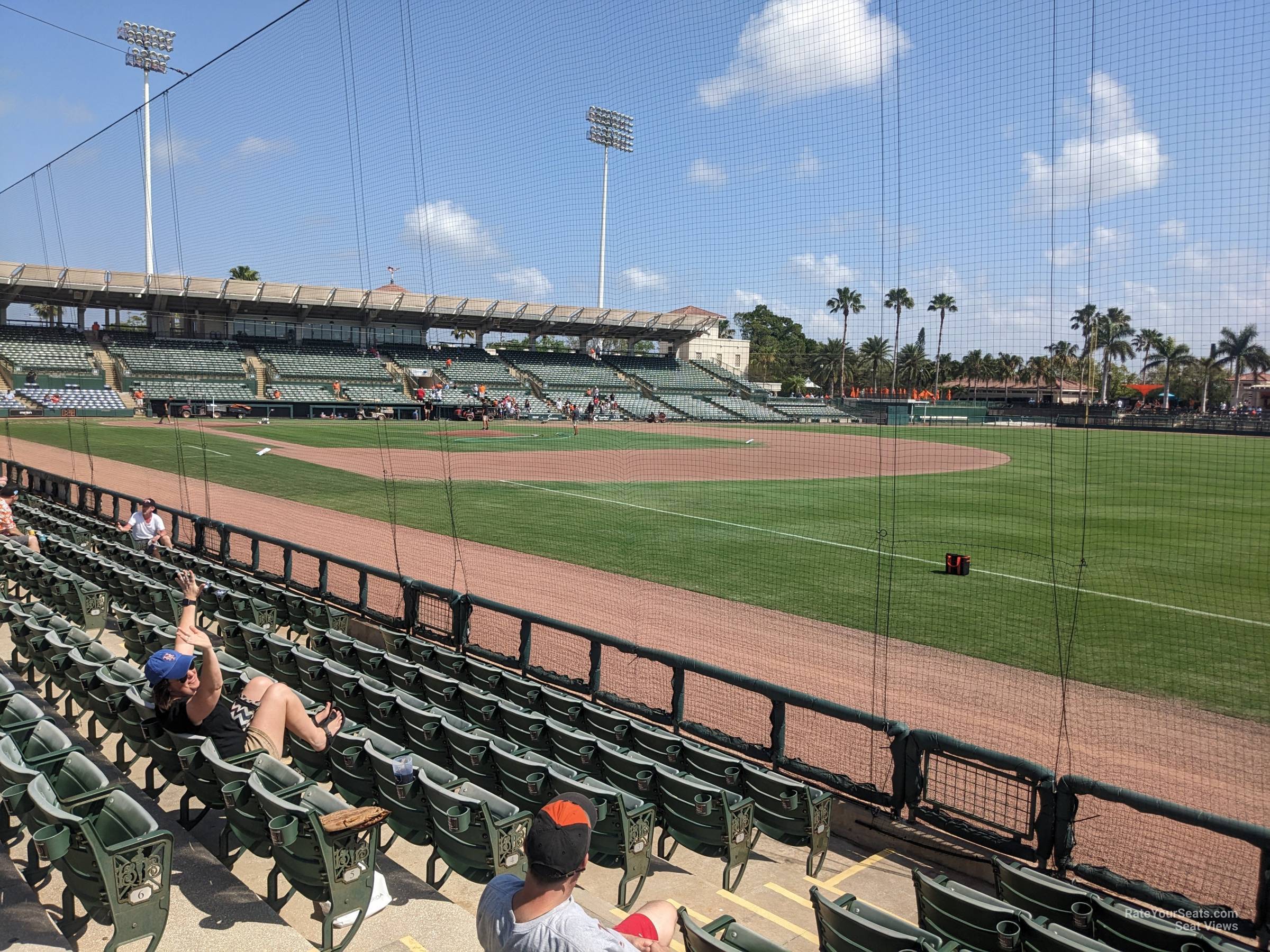 section 101, row 8 seat view  - ed smith stadium