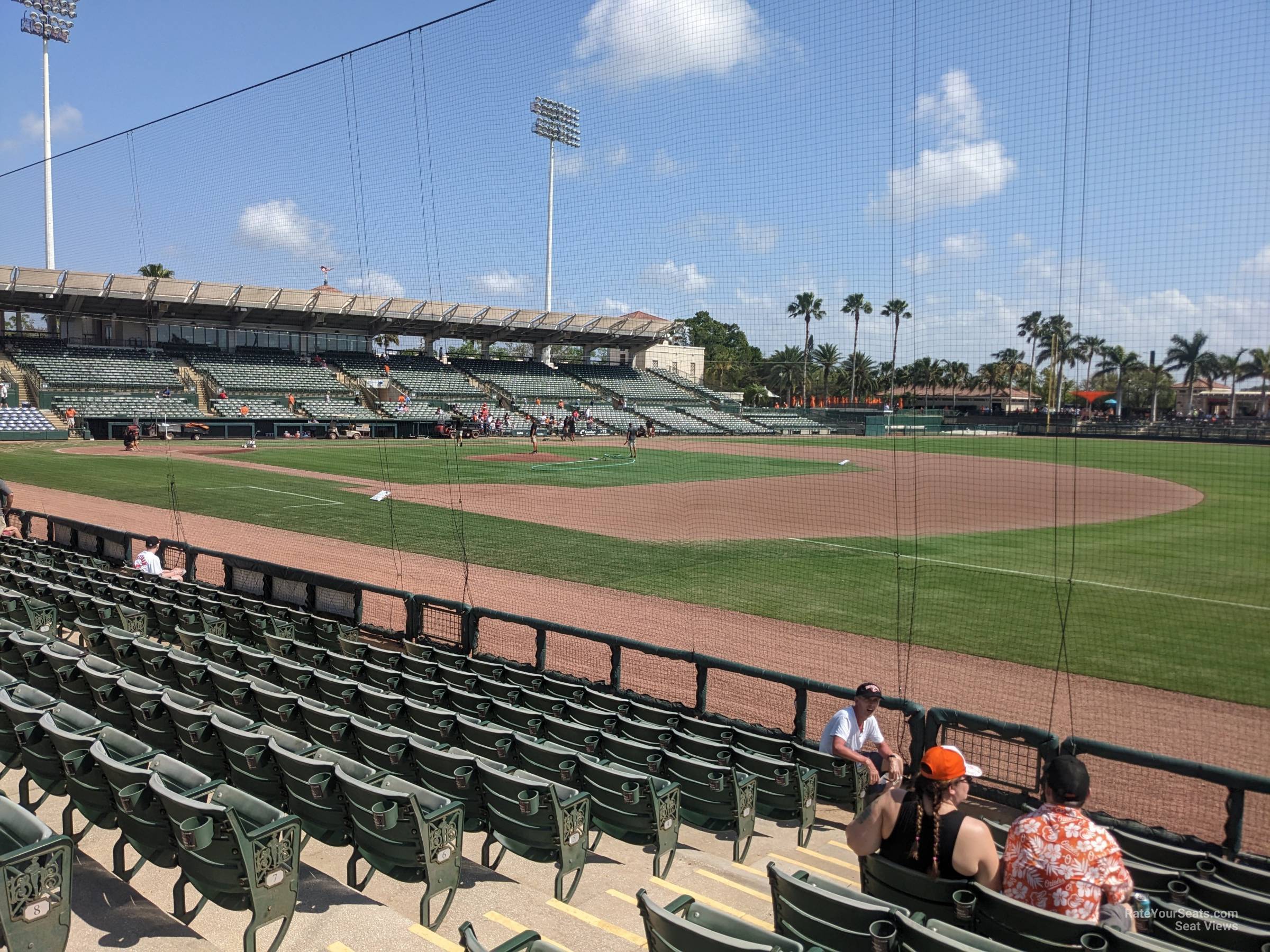 section 103, row 10 seat view  - ed smith stadium