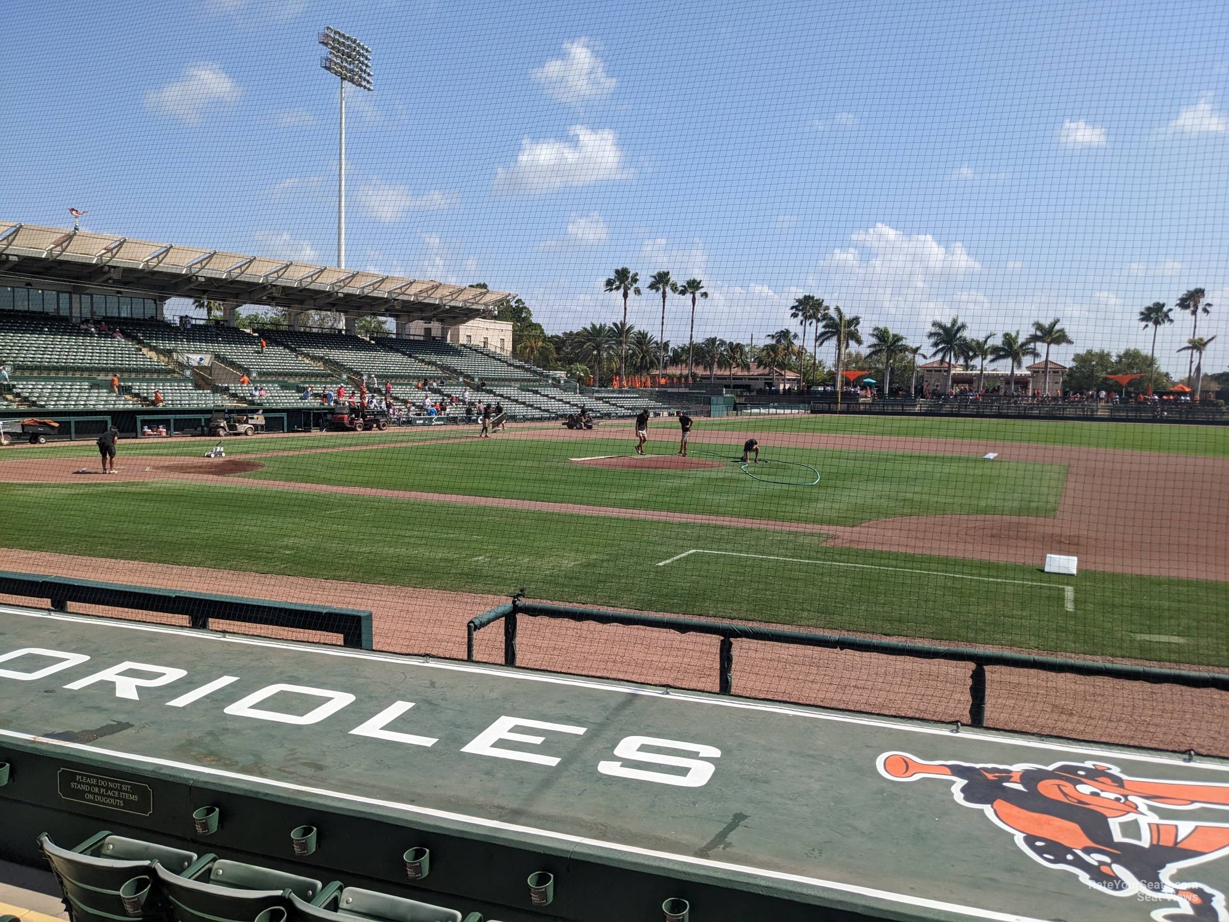 section 107, row 10 seat view  - ed smith stadium