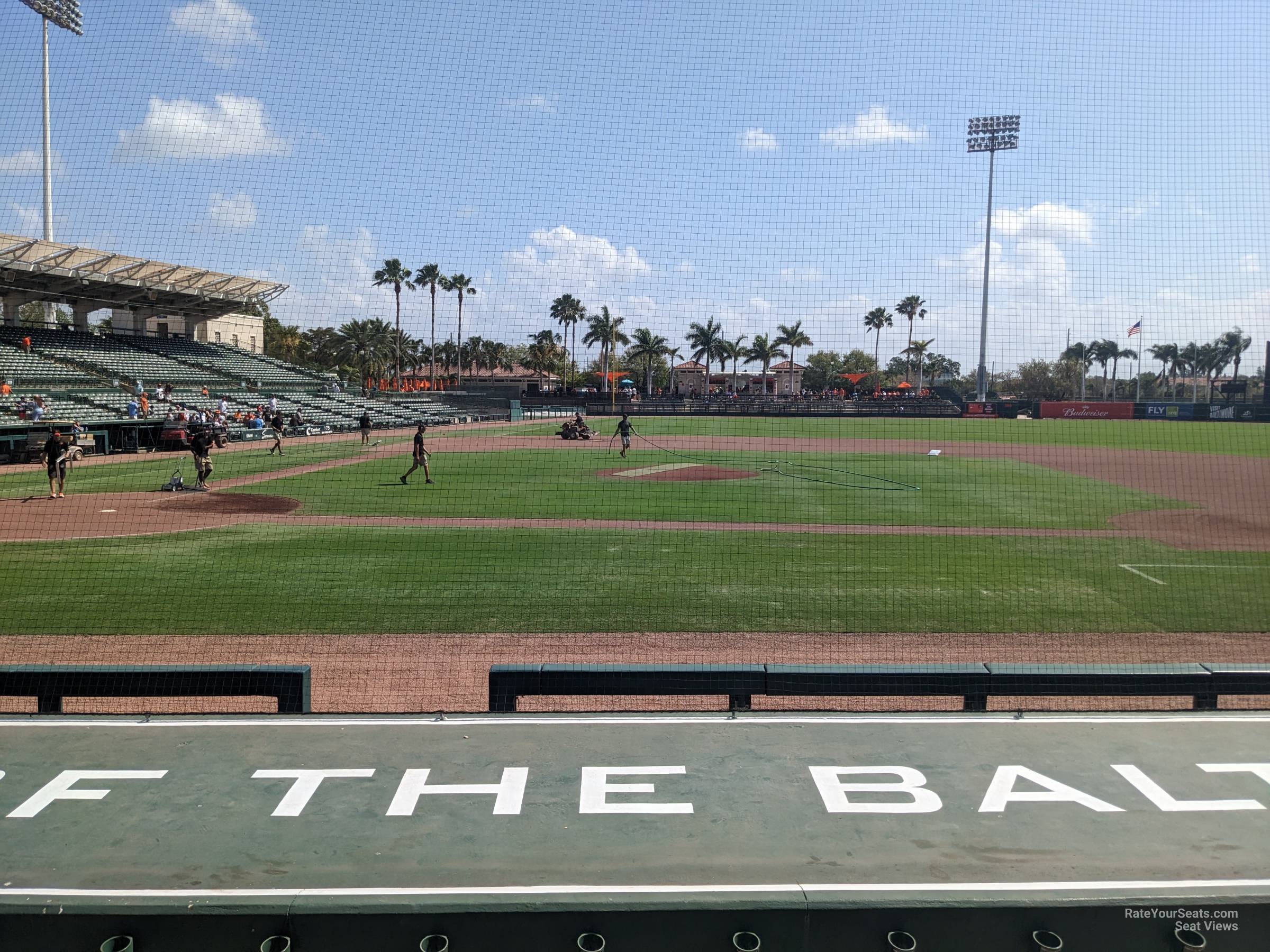 section 109, row 10 seat view  - ed smith stadium