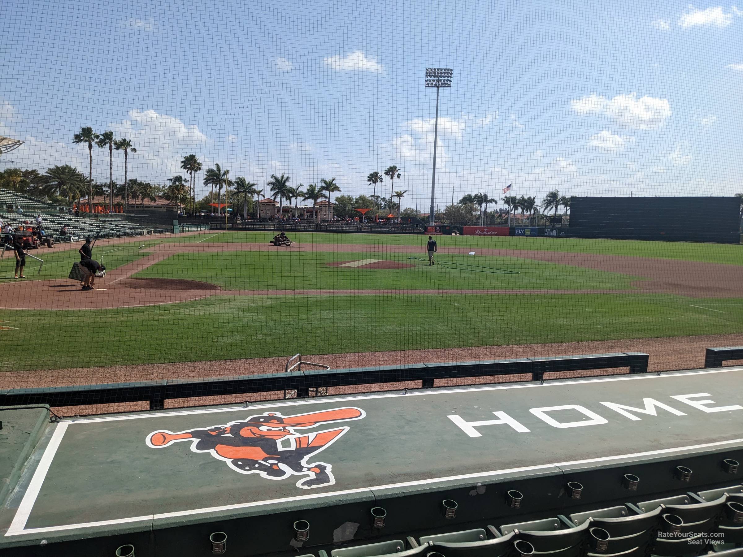 section 110, row 10 seat view  - ed smith stadium