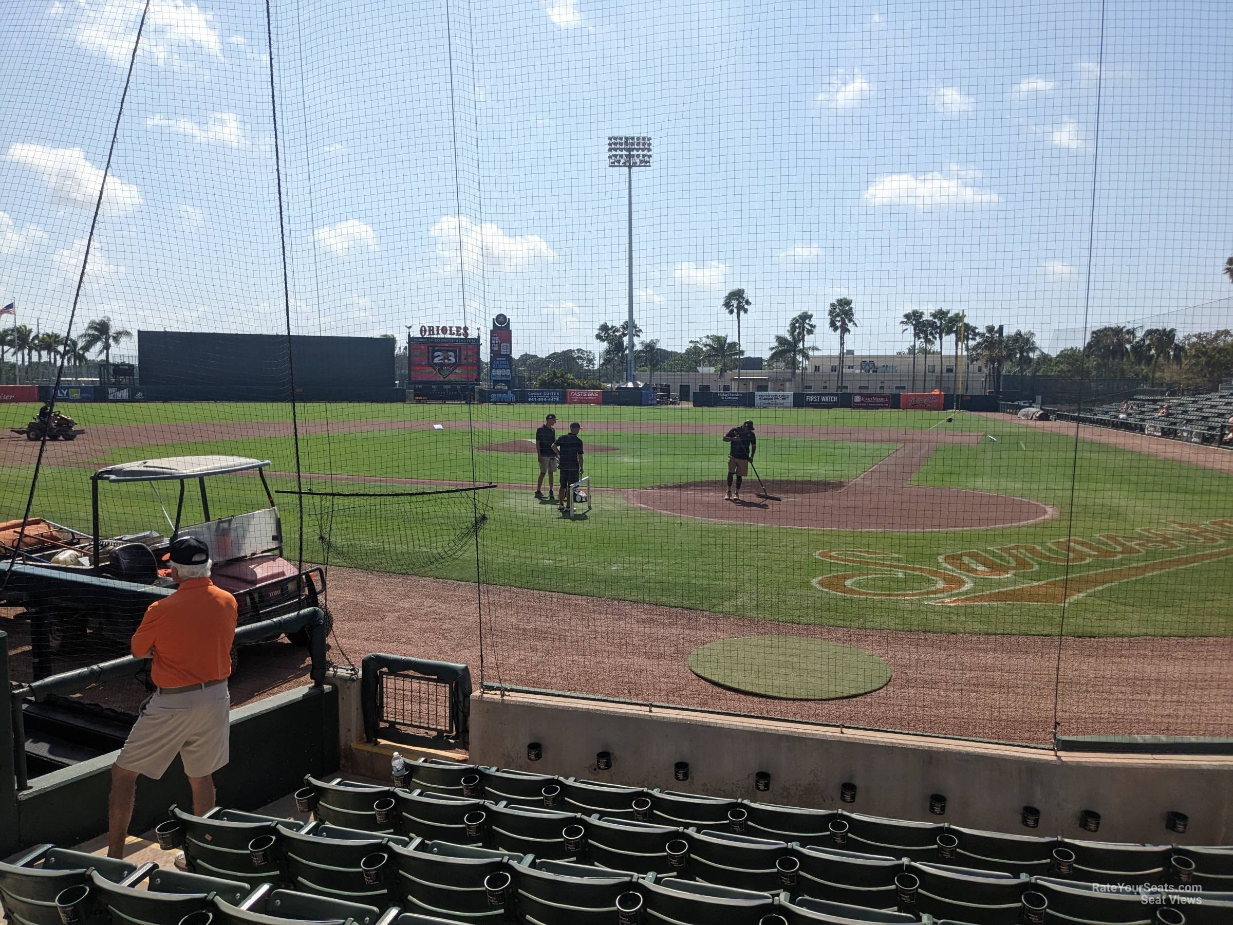 section 115, row 7 seat view  - ed smith stadium