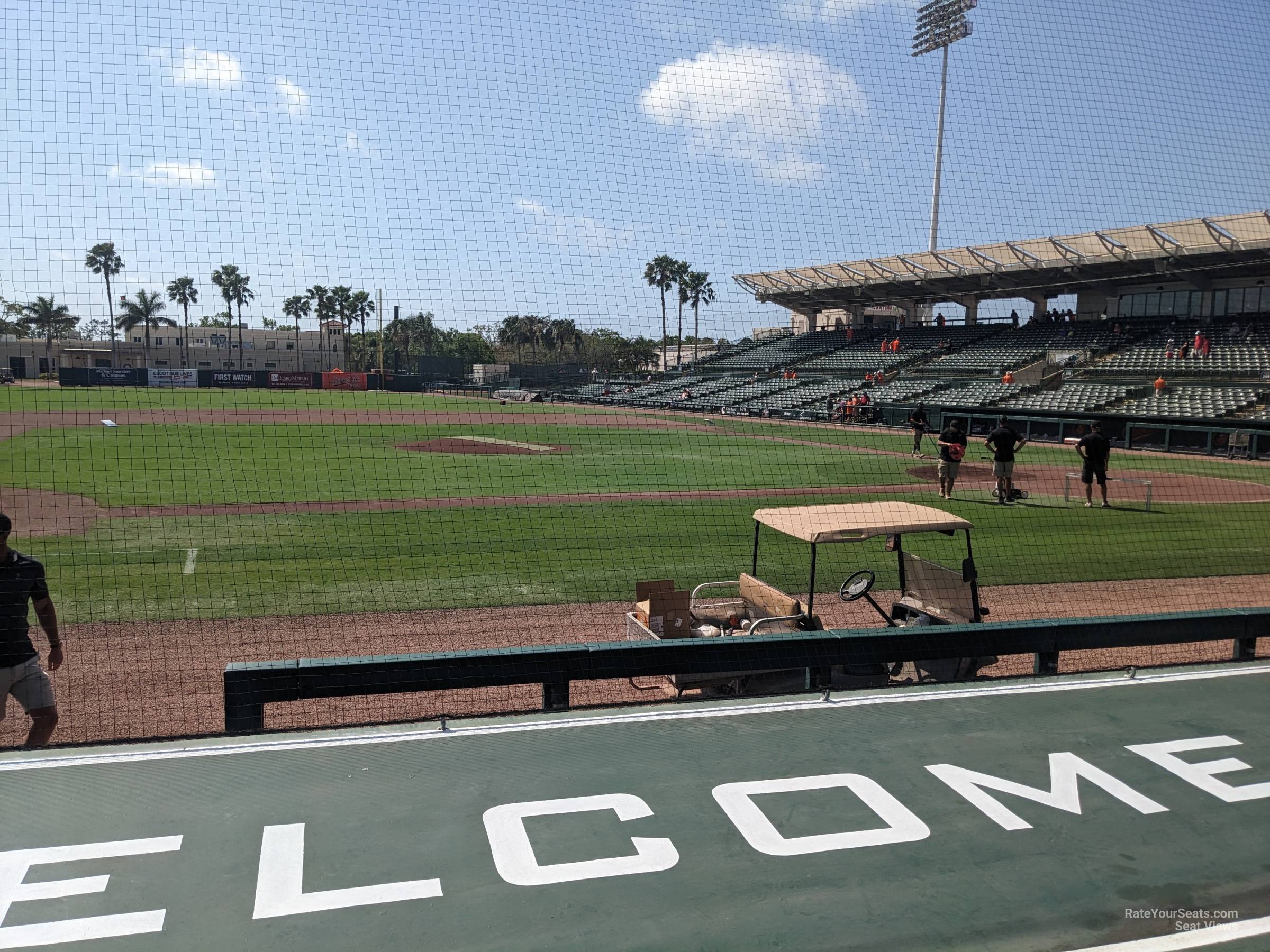 section 118, row 8 seat view  - ed smith stadium