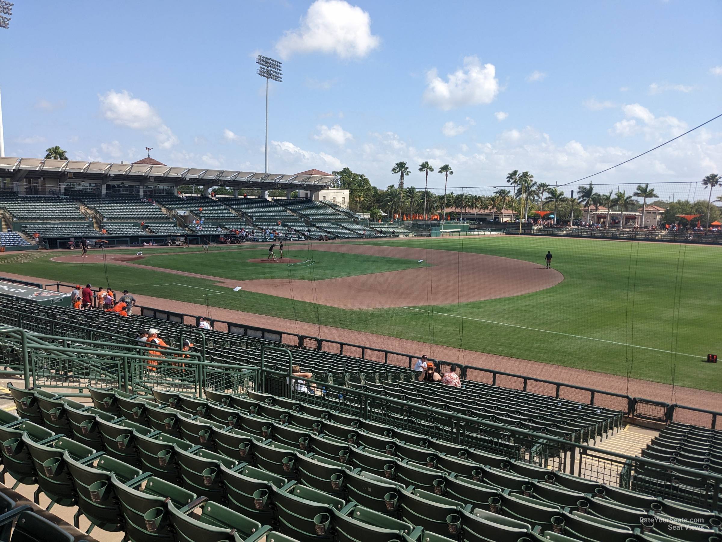 section 203, row 9 seat view  - ed smith stadium