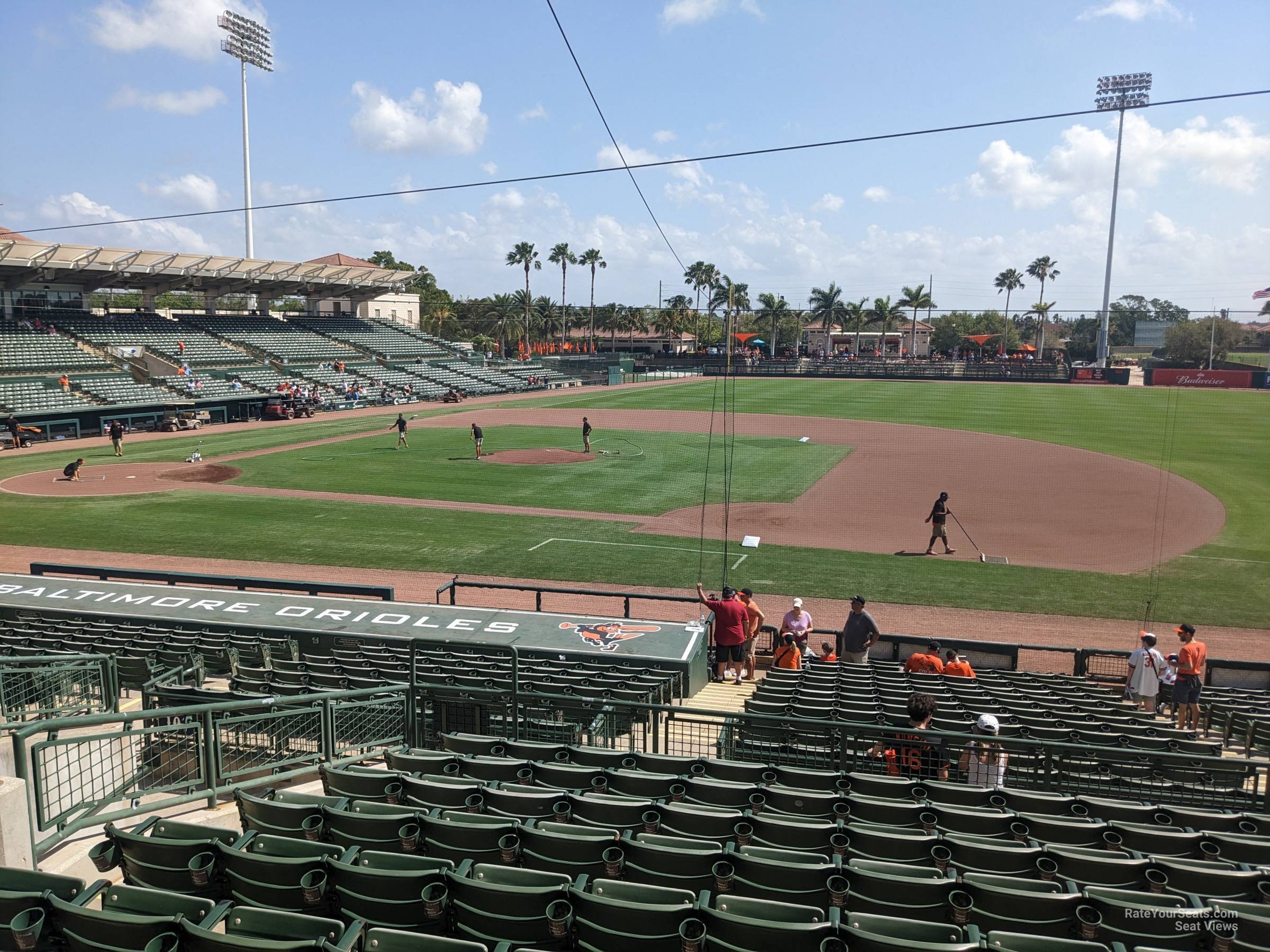 section 207, row 9 seat view  - ed smith stadium