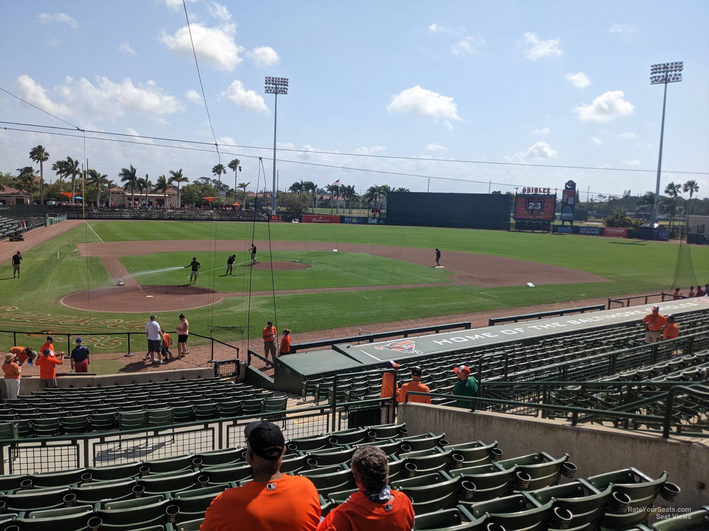 section 211, row 9 seat view  - ed smith stadium