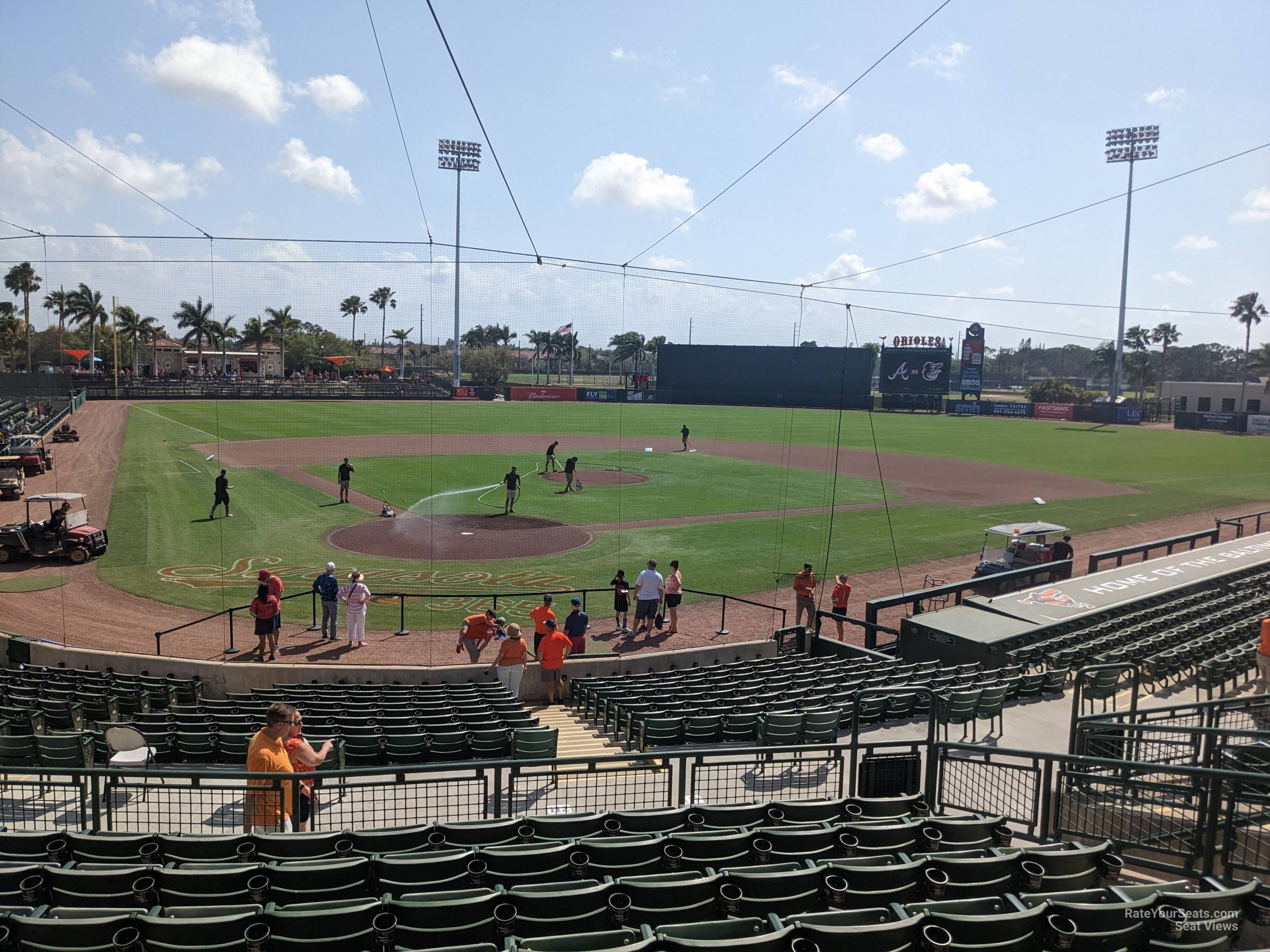 section 212, row 9 seat view  - ed smith stadium