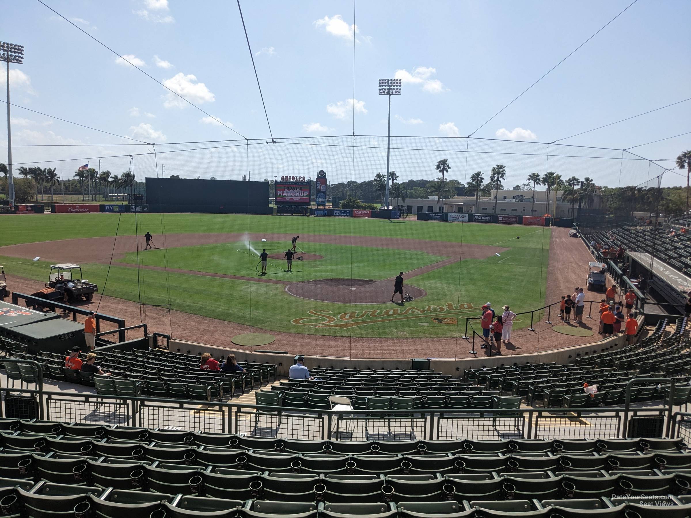 section 214, row 9 seat view  - ed smith stadium