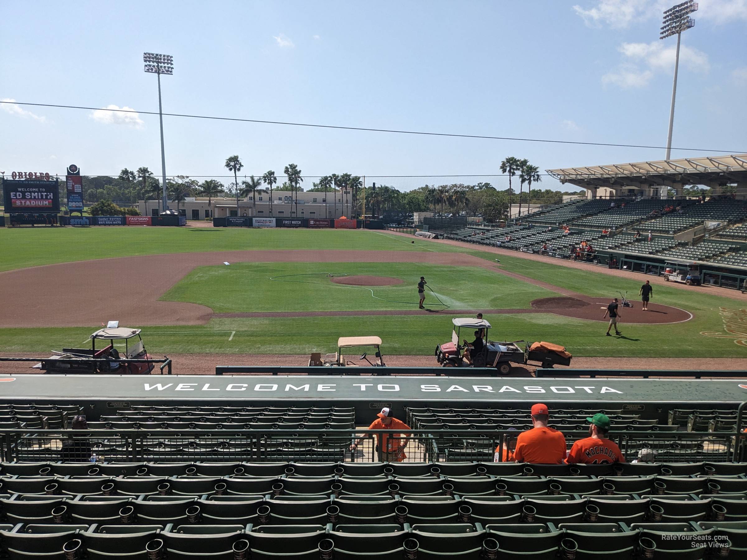 section 217, row 9 seat view  - ed smith stadium