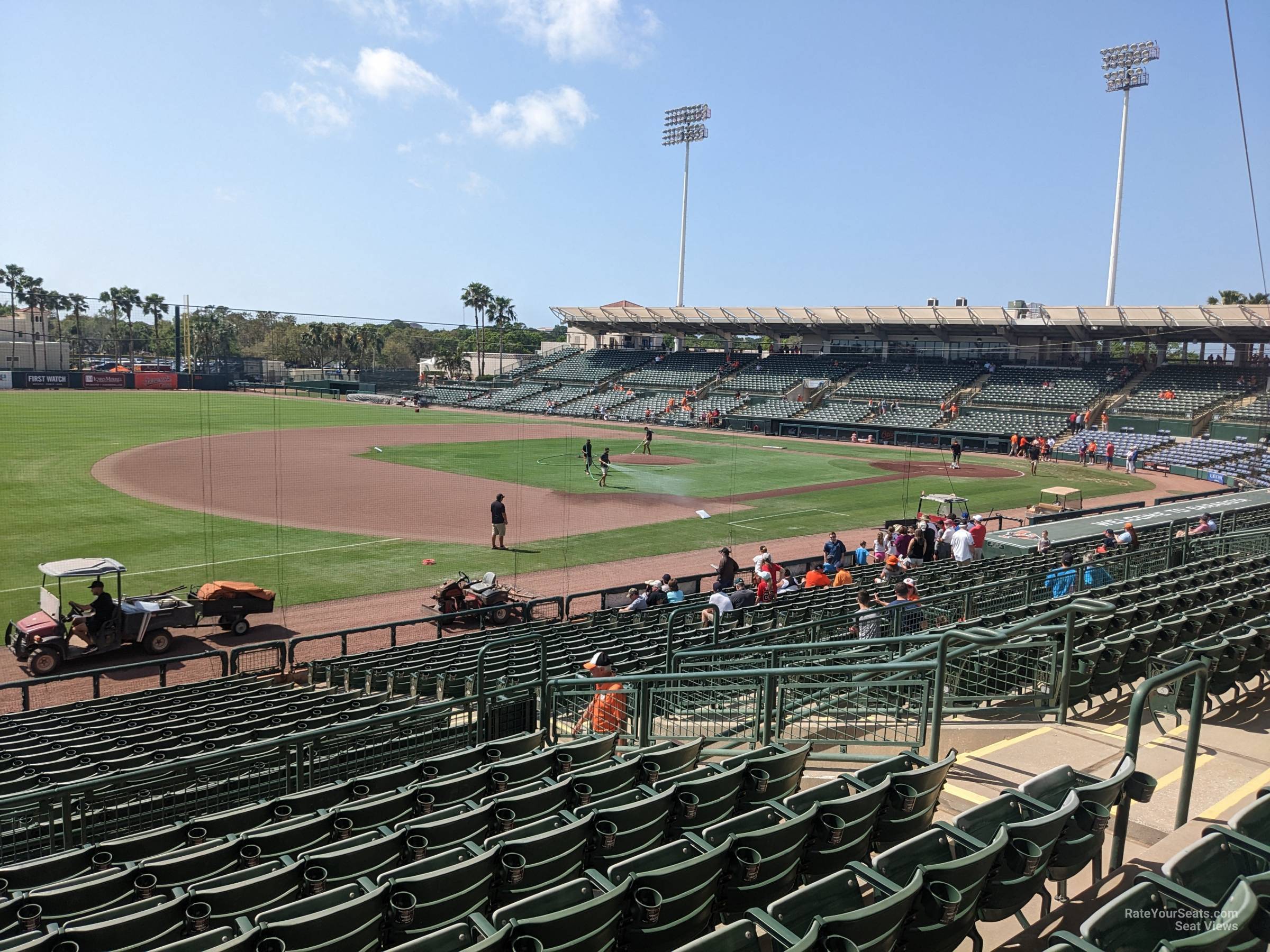 section 223, row 9 seat view  - ed smith stadium