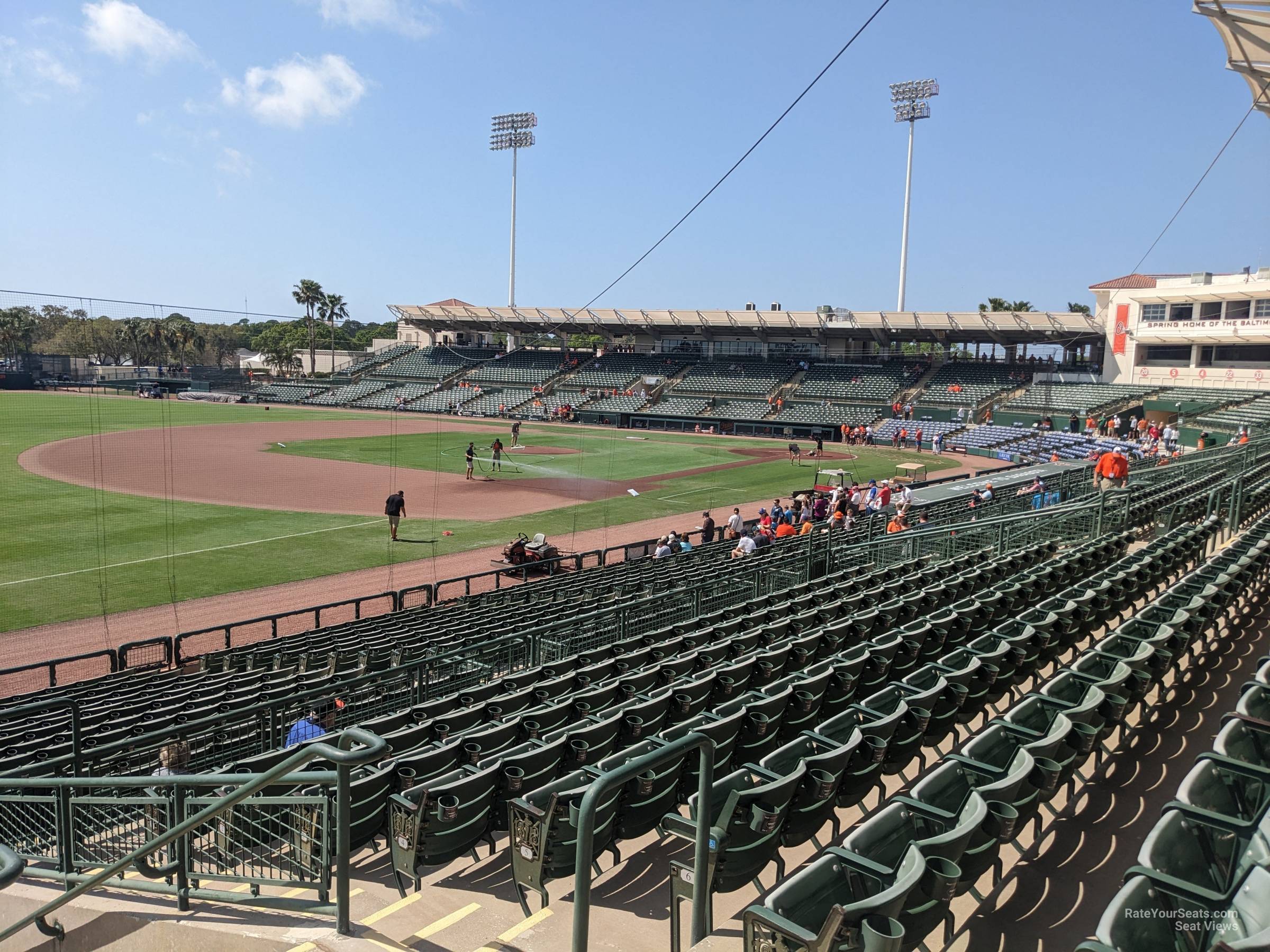 section 225, row 9 seat view  - ed smith stadium