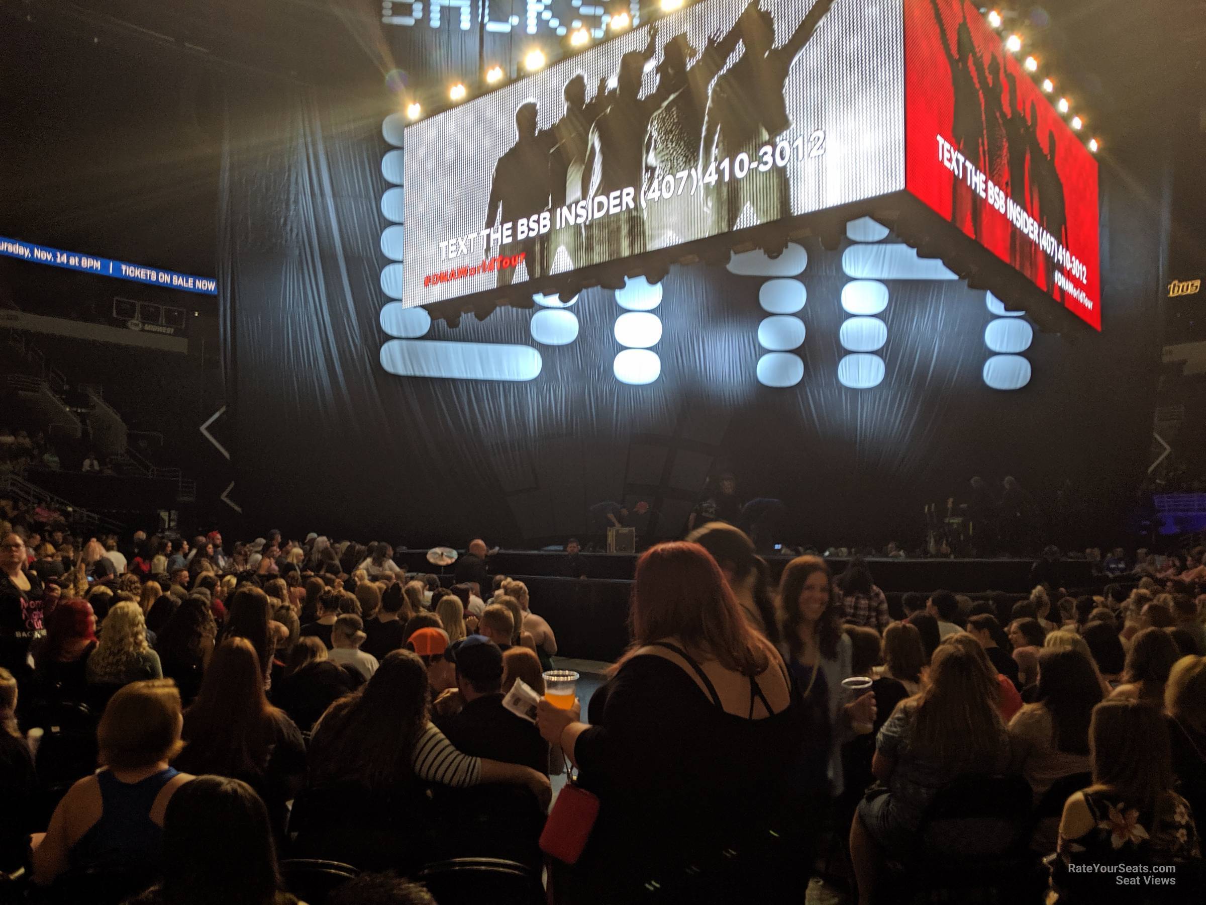 floor c, row 10 seat view  for concert - enterprise center