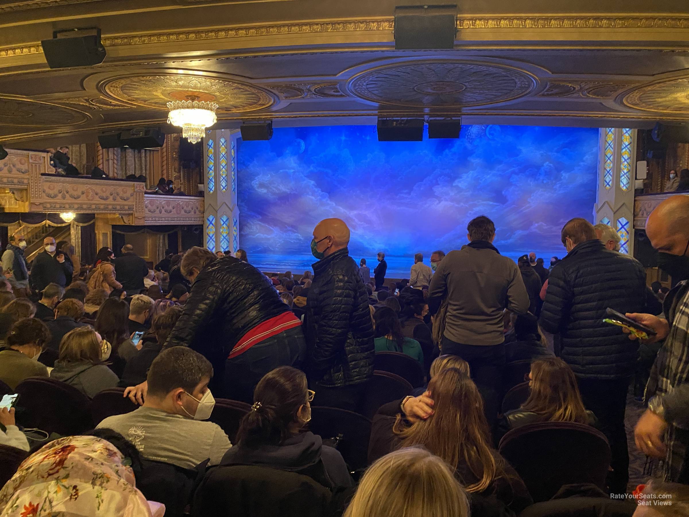 orchestra center, row s seat view  - eugene o