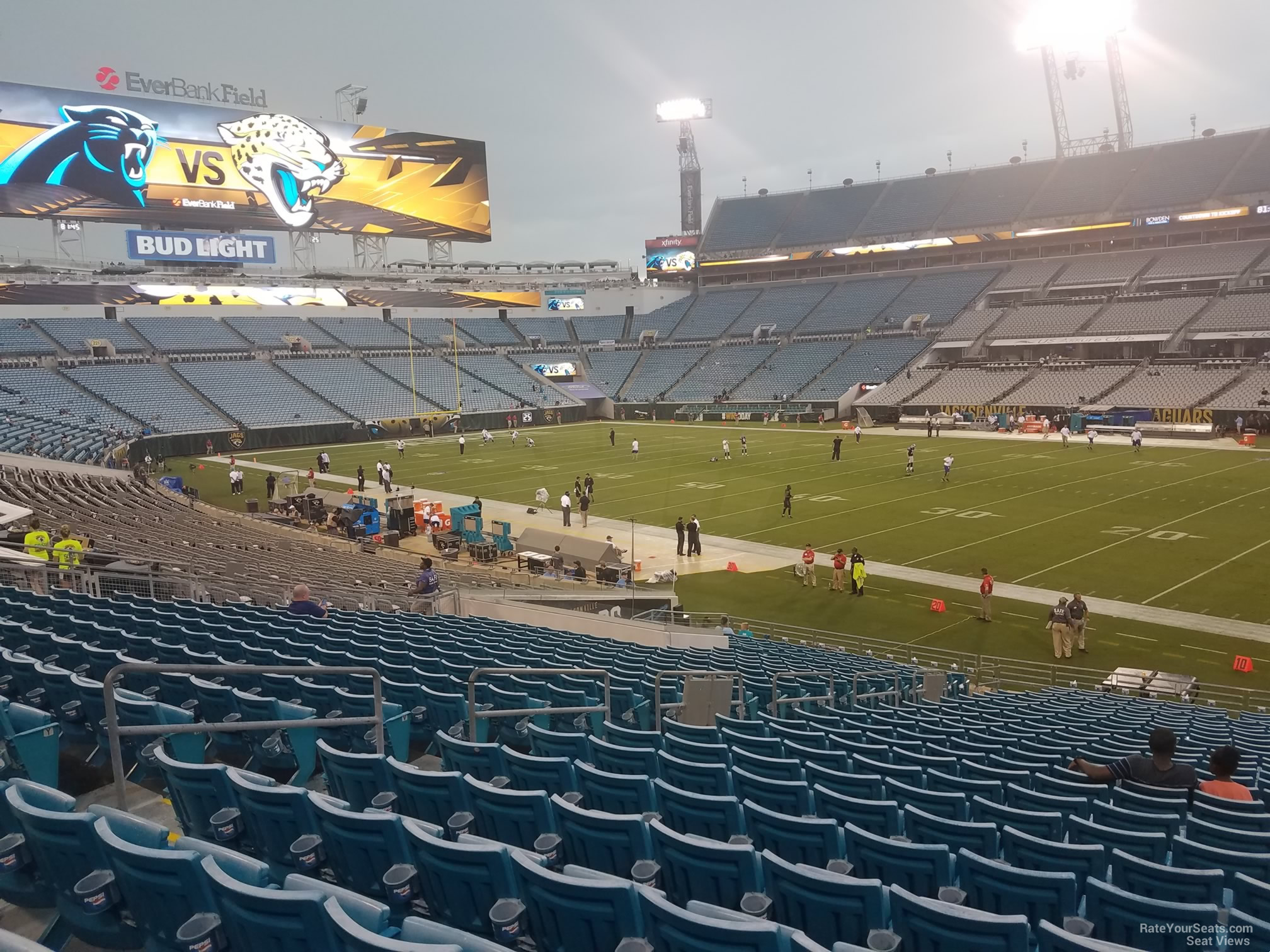 tiaa bank field section 105 rateyourseats com tiaa bank field interactive seating chart
