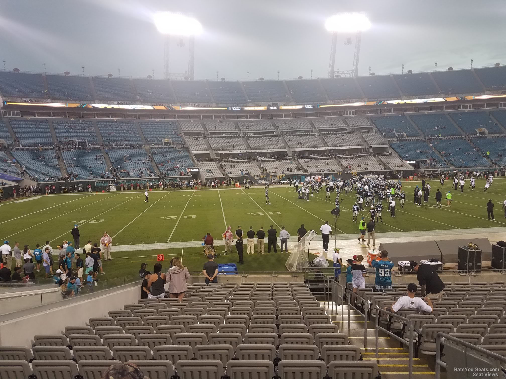 club 12 seat view  - everbank stadium