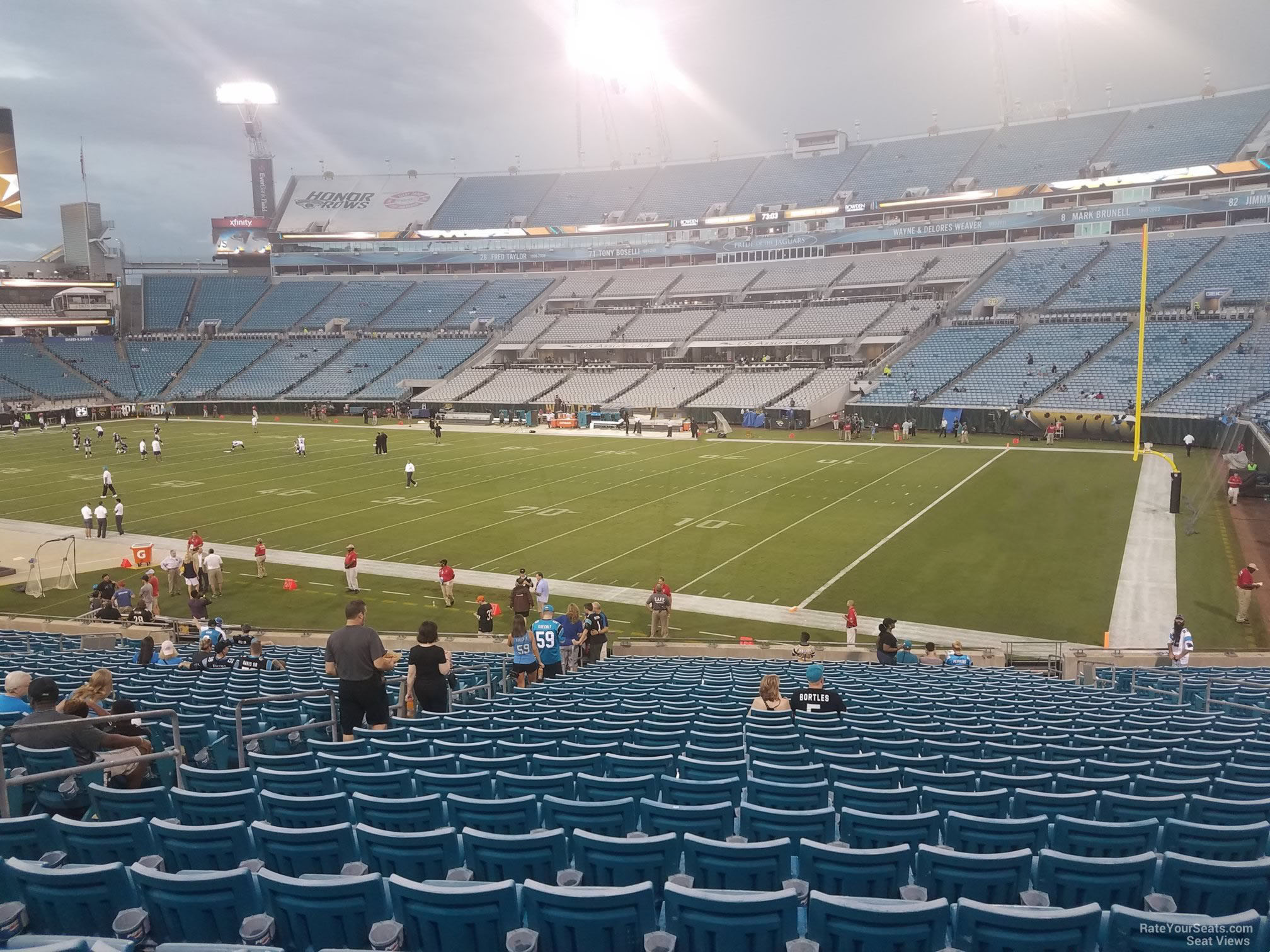 Jacksonville Jaguars Interactive Seating Chart with Seat Views